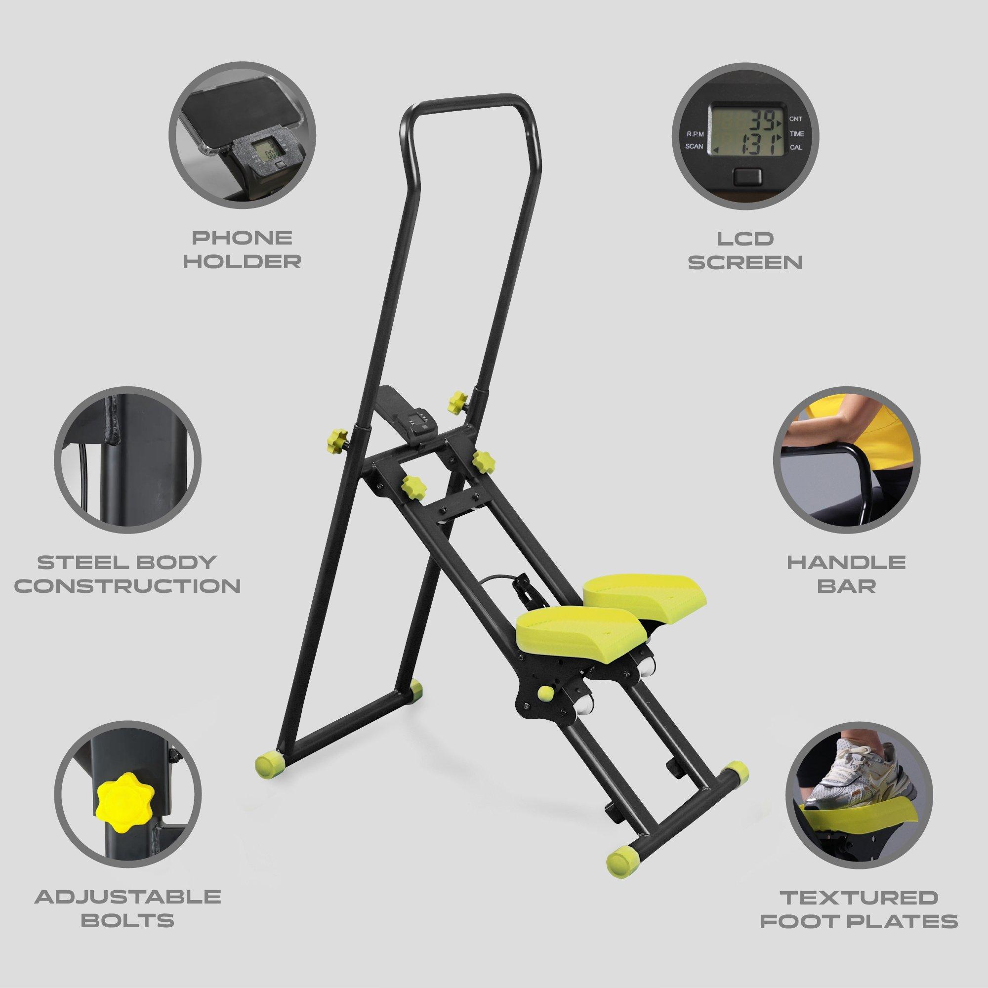 Black - Phoenix Fitness - Phoenix Fitness Stair Climber - 4