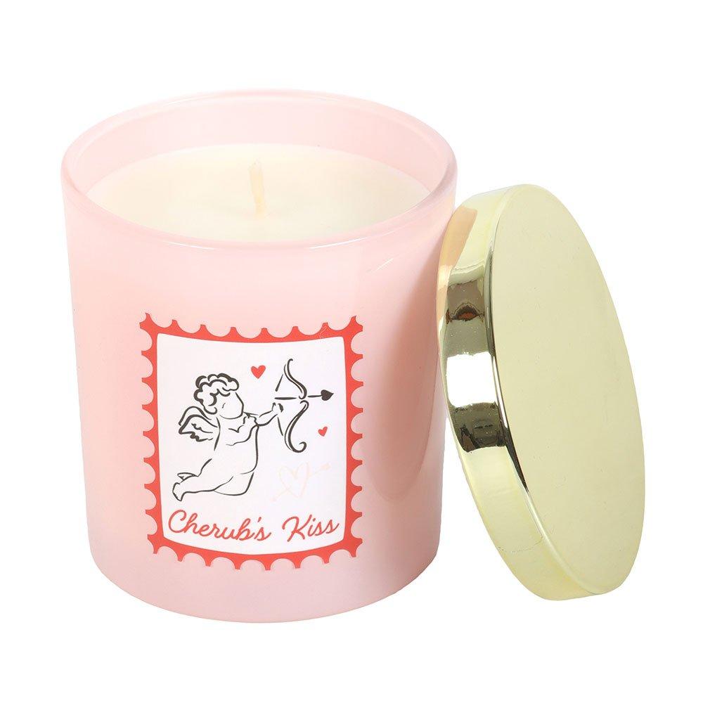 Pink - Something Different - Cherubs Kiss Passionberry Peach Candle - 3