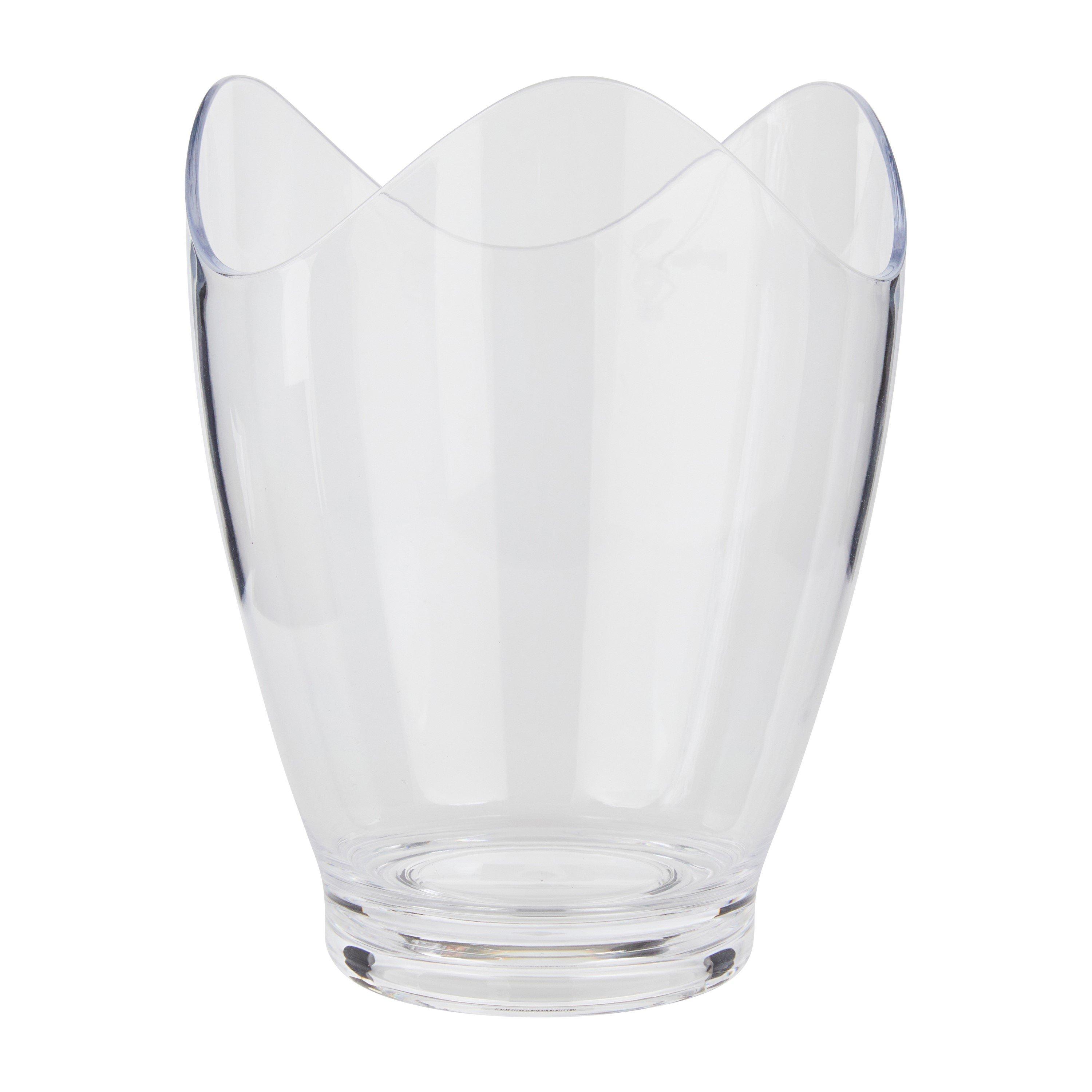 Barcraft  Clear Acrylic Drinks Pail / Wine Bucket - Transparent - 3L