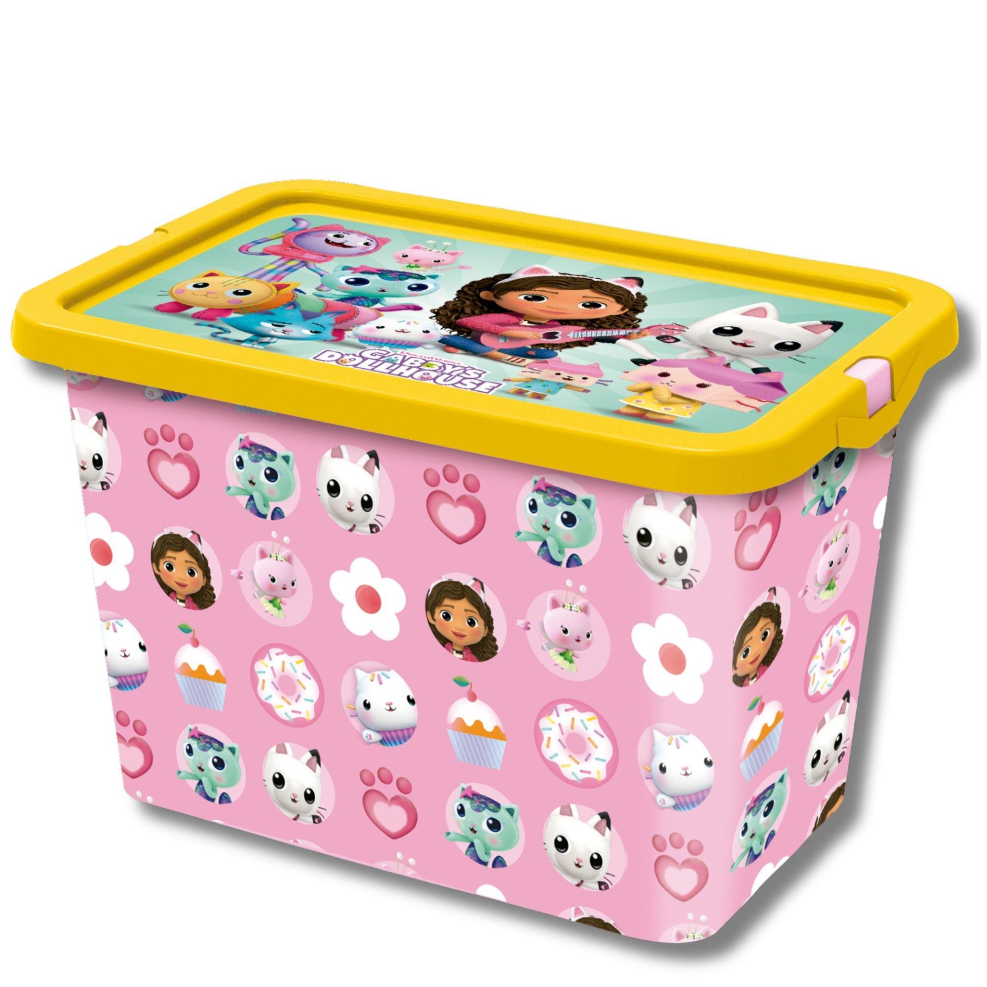 Gabbys Dollhouse  Kids Storage Box 7L - Pink - 7 Litre