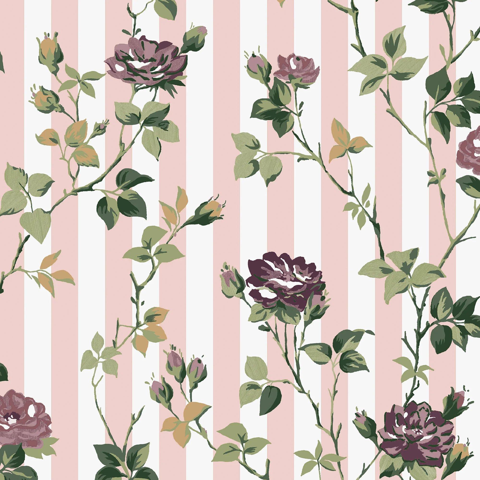 Climbing Rose Blue Wallpaper