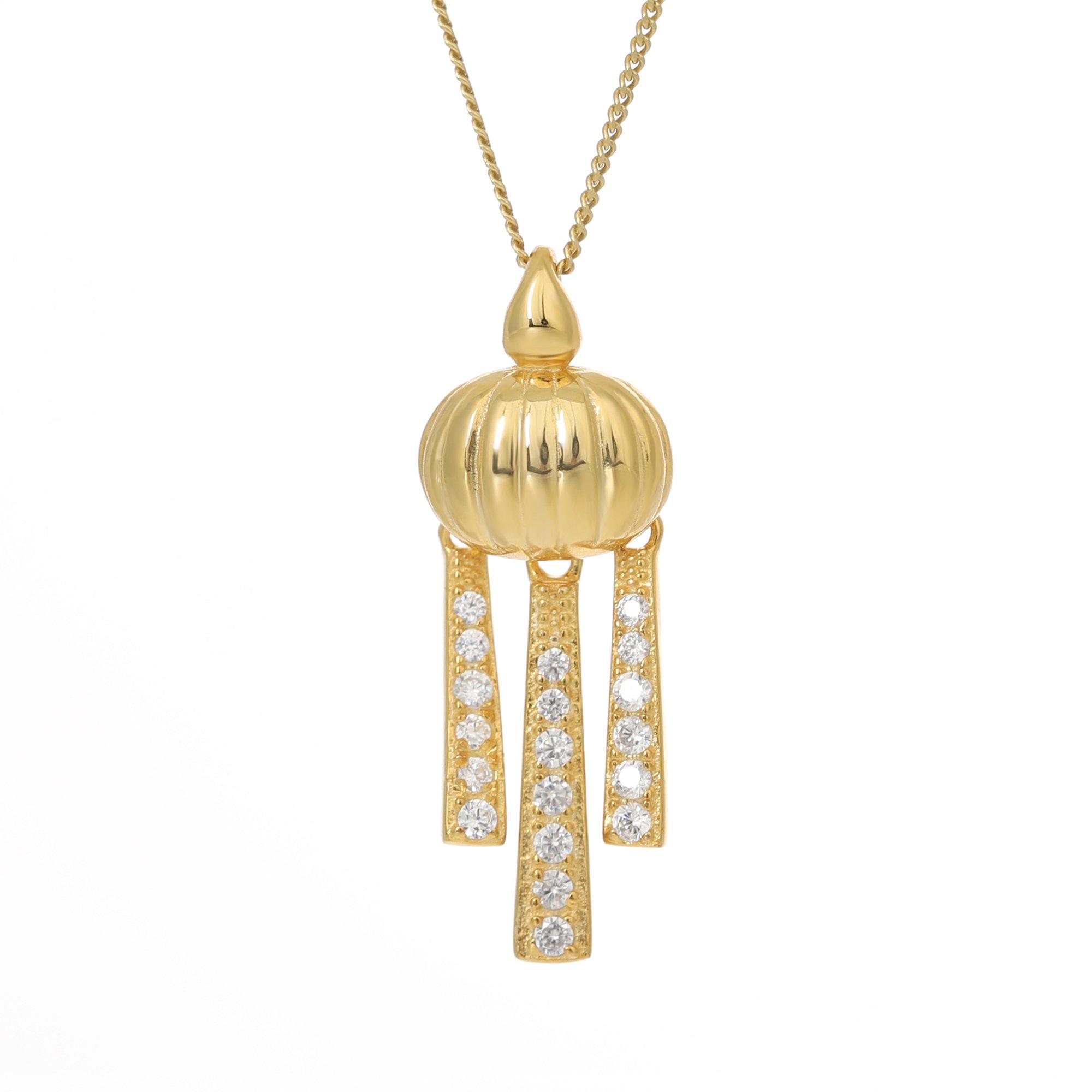 Gold - Espree - Espree The Trio pendant - 1