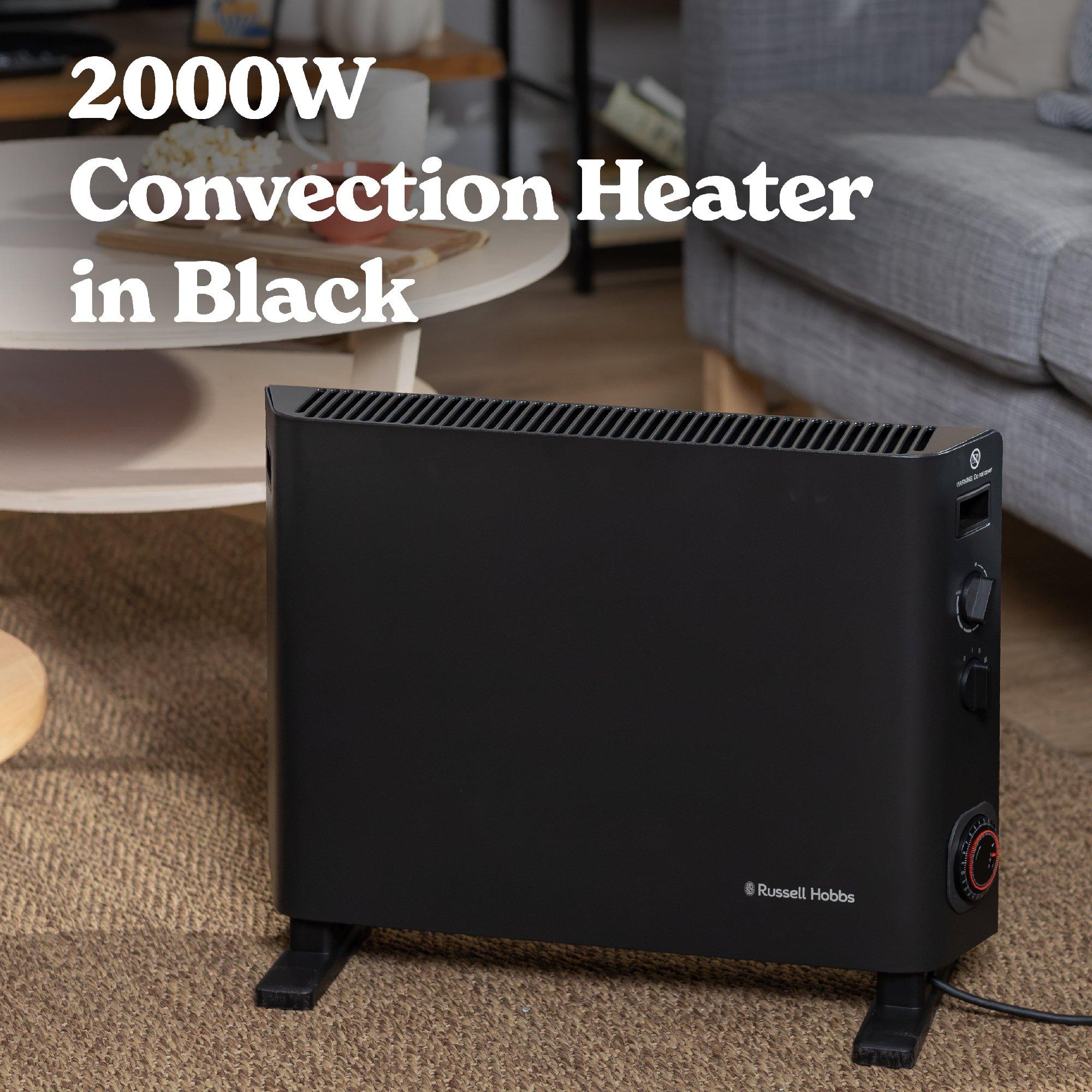 Black - Russell Hobbs - RHCVH6002B Convection Heater with Timer in Black - 3