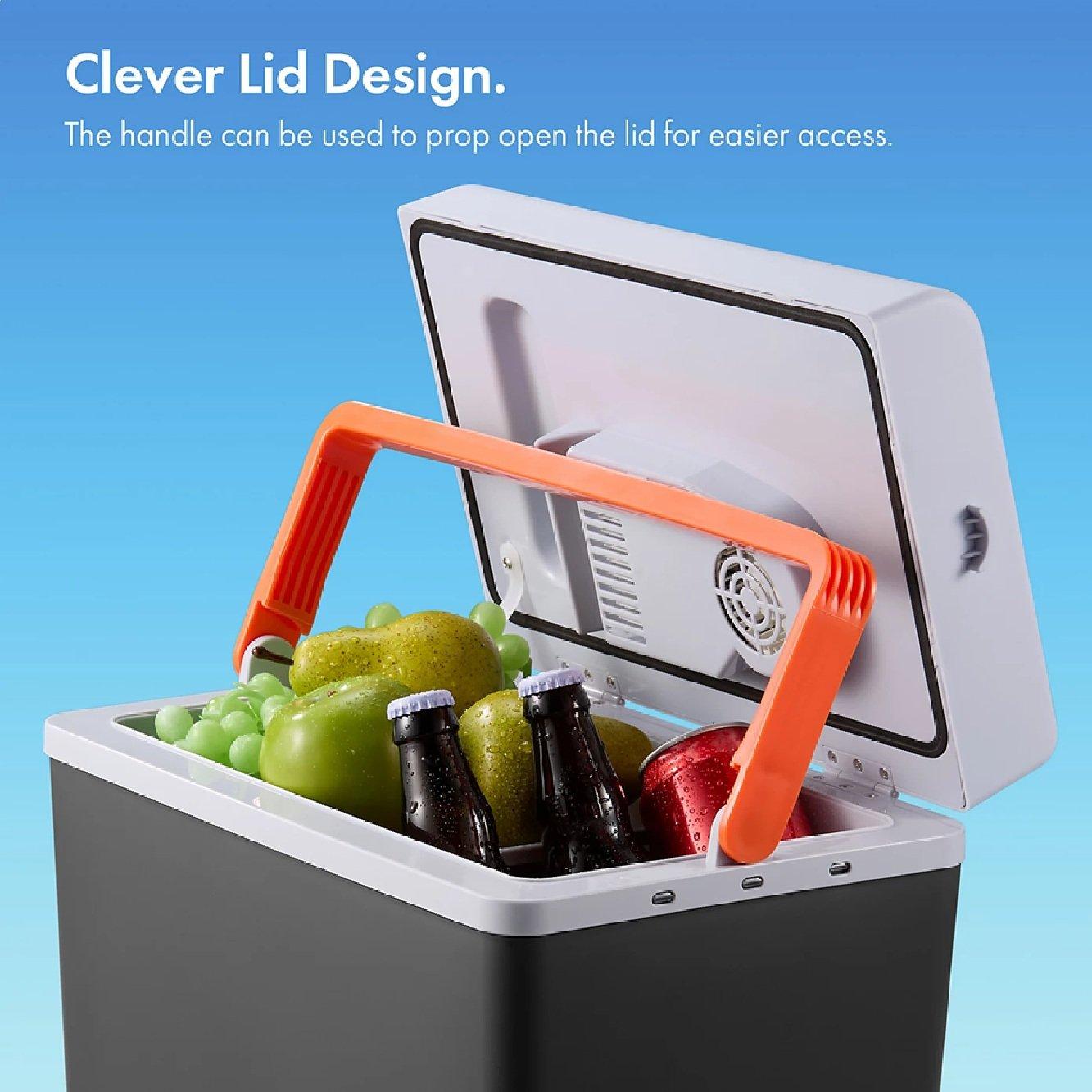 Grey - VonHaus - 20L Electric Cool Box - 7