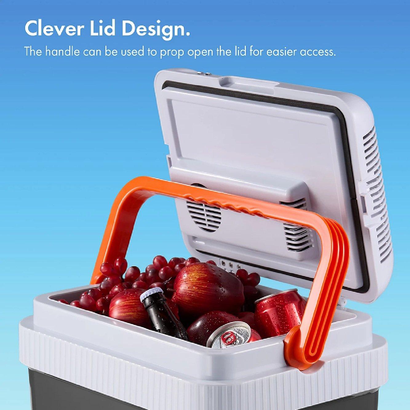 Grey - VonHaus - 24L Electric Cool Box - 6