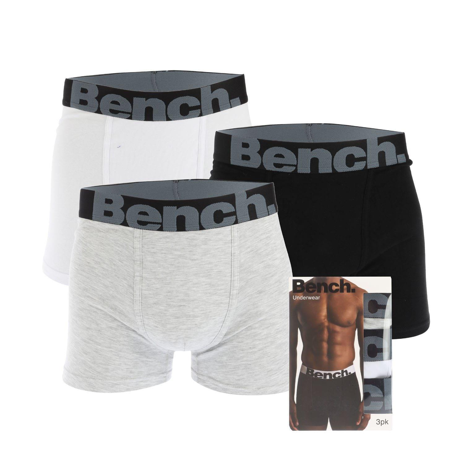 Black Grey Whit - Bench - Conan 3 Pack Boxer Shorts
