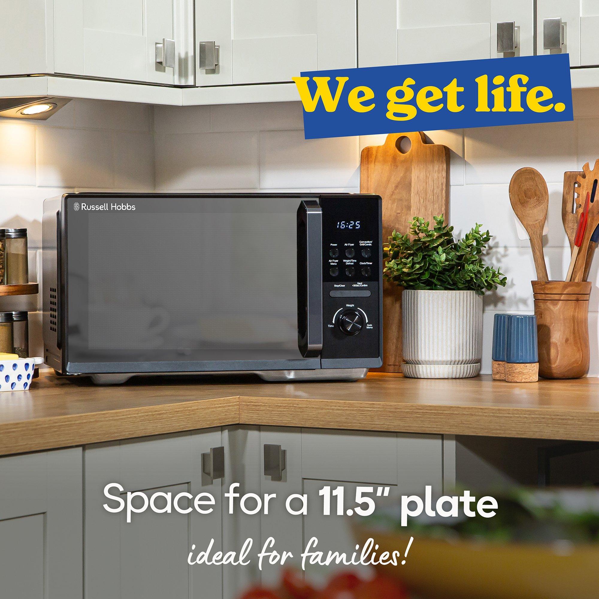 Black - Russell Hobbs - Russell Hobbs RHMAF2506B 25L Combination Microwave - 2