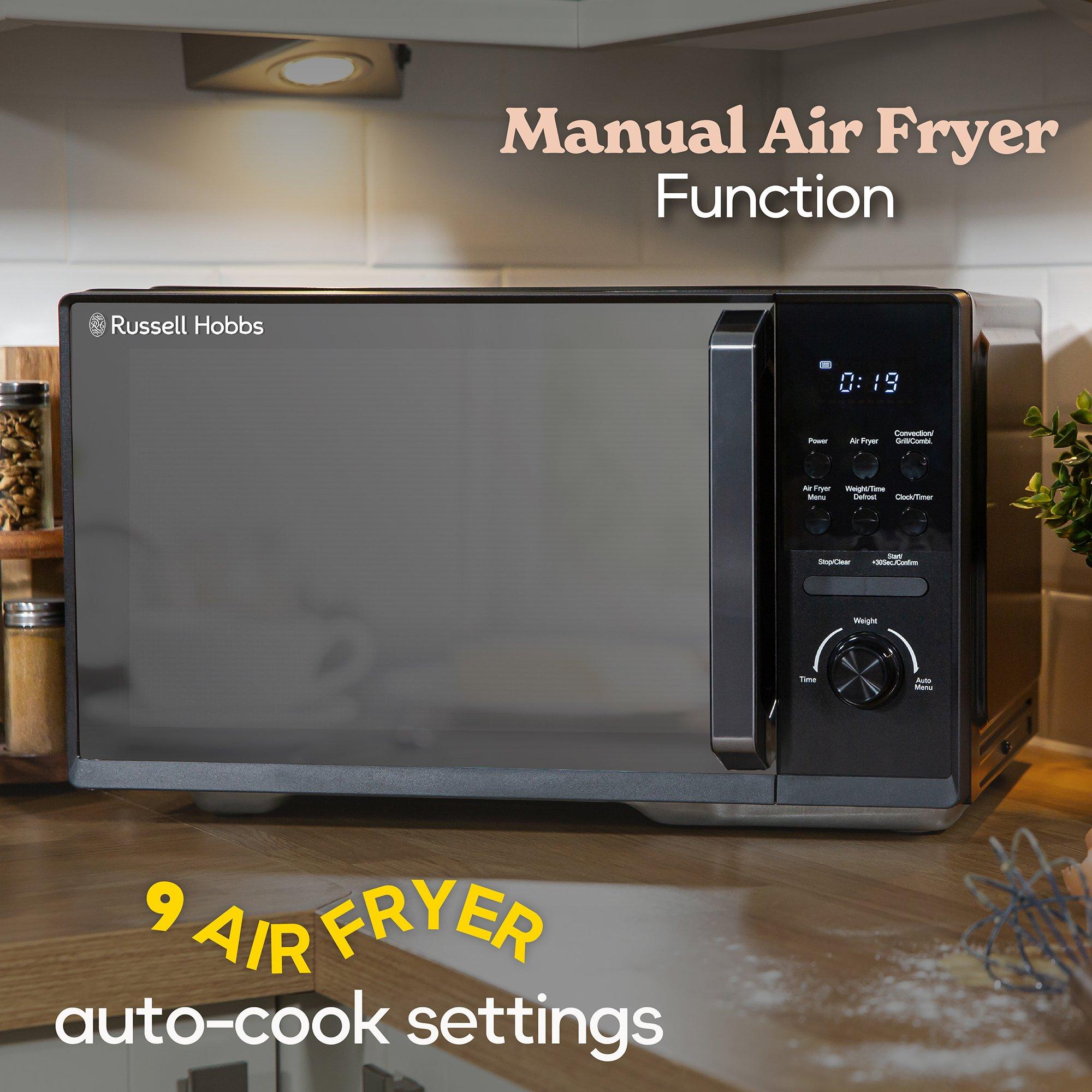 Black - Russell Hobbs - Russell Hobbs RHMAF2506B 25L Combination Microwave - 4