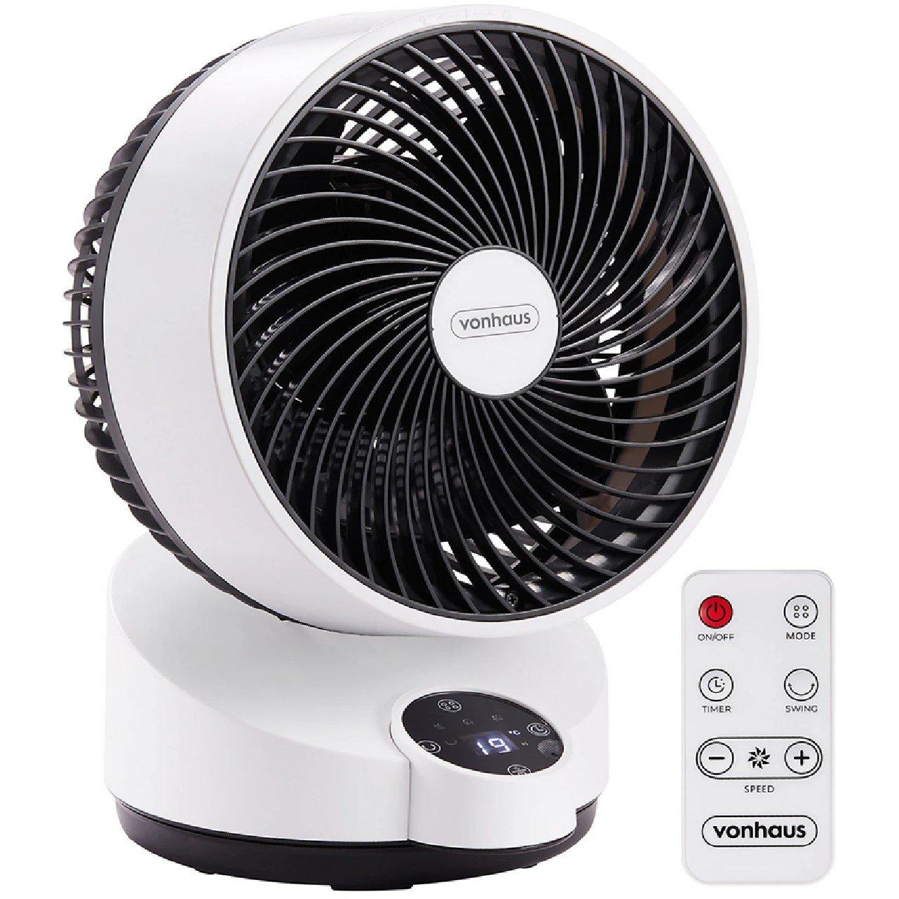 White - VonHaus - Air Circulator Cooling Fan - 1