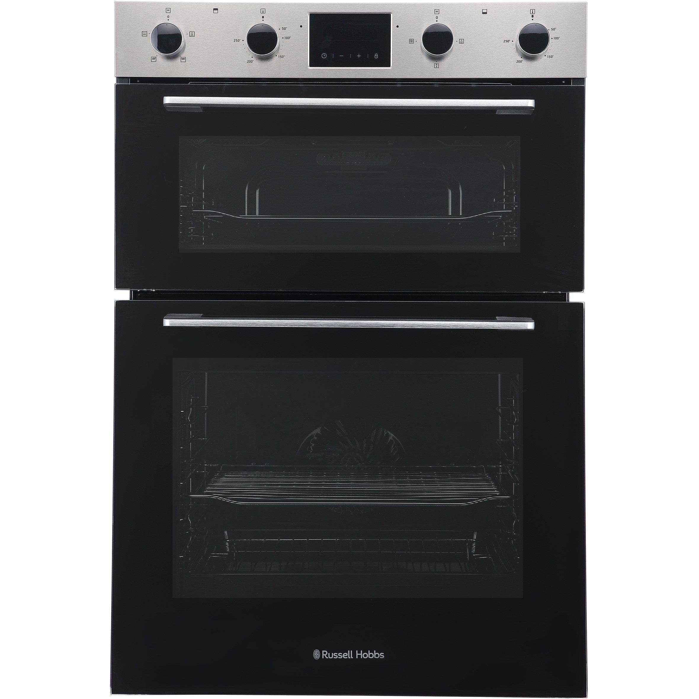 Stainless Steel - Russell Hobbs - RH89DEO2002SS/01 Built-In Electric Double Oven - 1