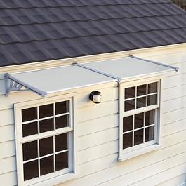 Breeins 190cm Double Window Awning Canopy Cover White