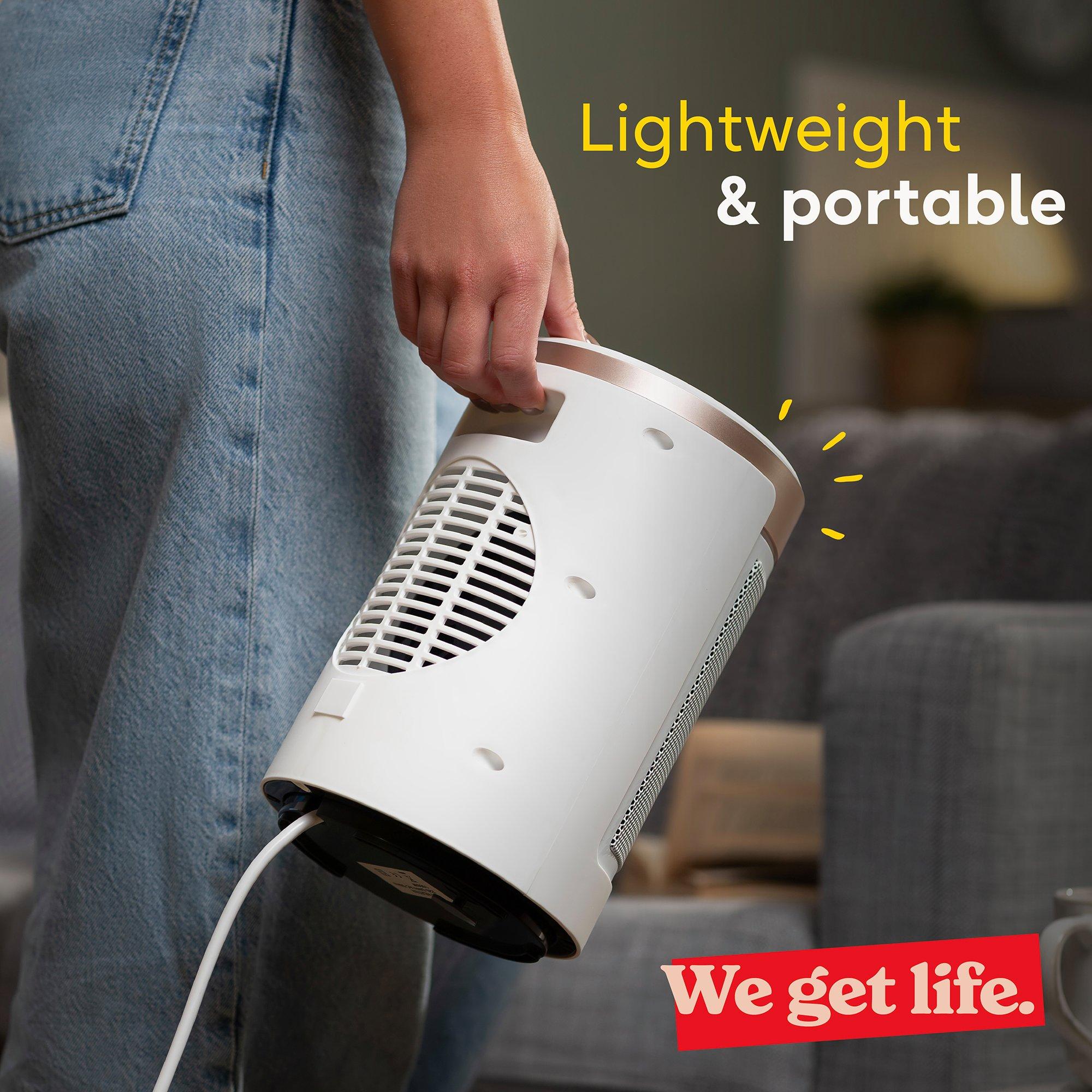 White And Champ - Russell Hobbs - RHCH2002WCHAMP 1500W Oscillating Ceramic Heater - 9