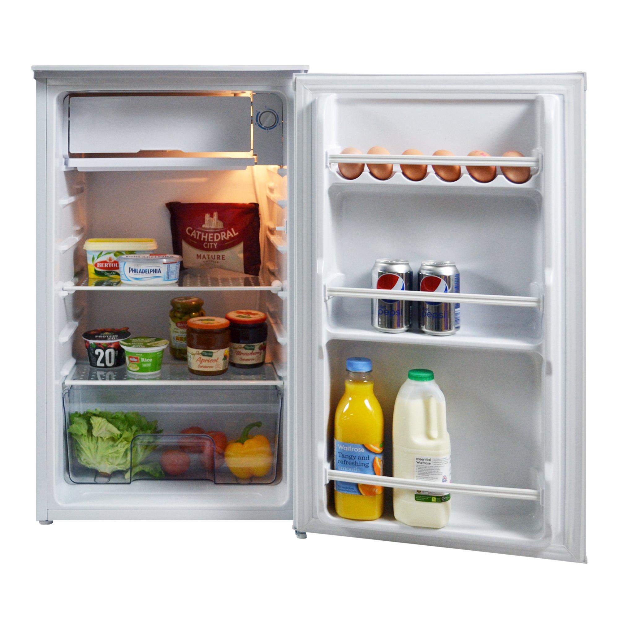 White - Igenix - IG3920E 90 LITRE 48CM UNDER COUNTER FRIDGE WITH CH - 4