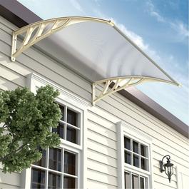 Breeins 190cm Double Awning Canopy with Brackets White