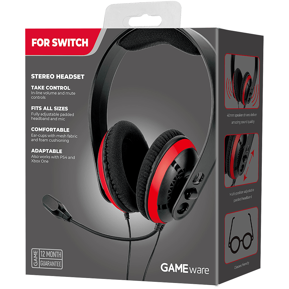GAMEware GAMEWARE stereo Nintendo Switch headset