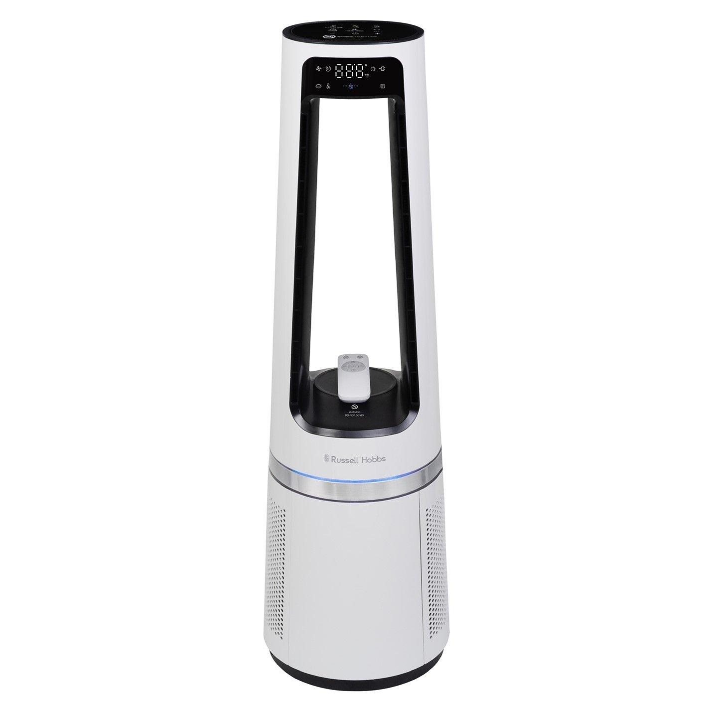 White - Russell Hobbs - Russell Hobbs Bladeless Fan Cool and Heat in White - 11