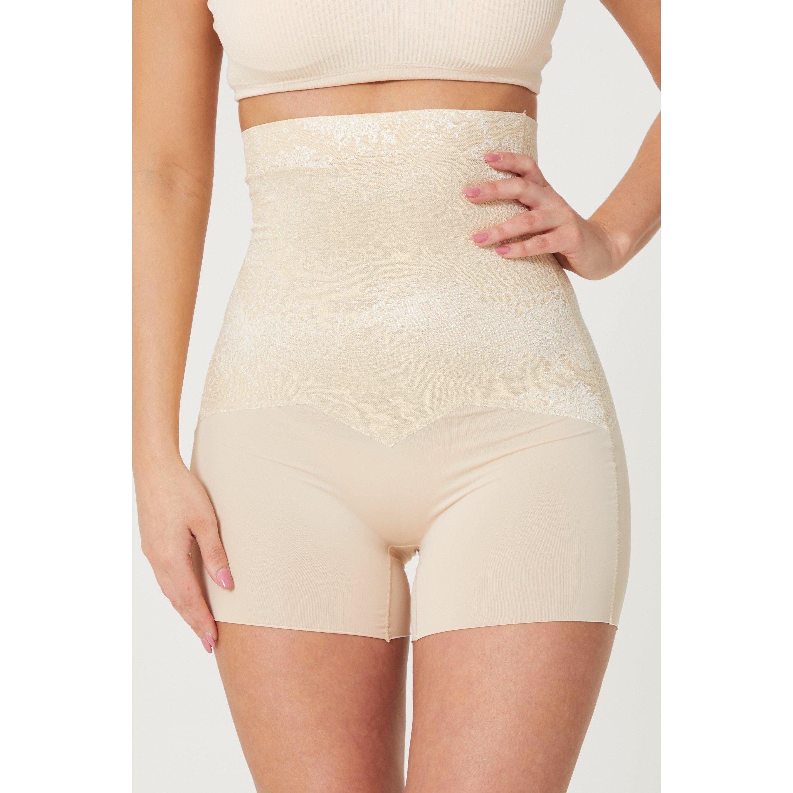 Studio Long Control Shimmer Effect Shorts