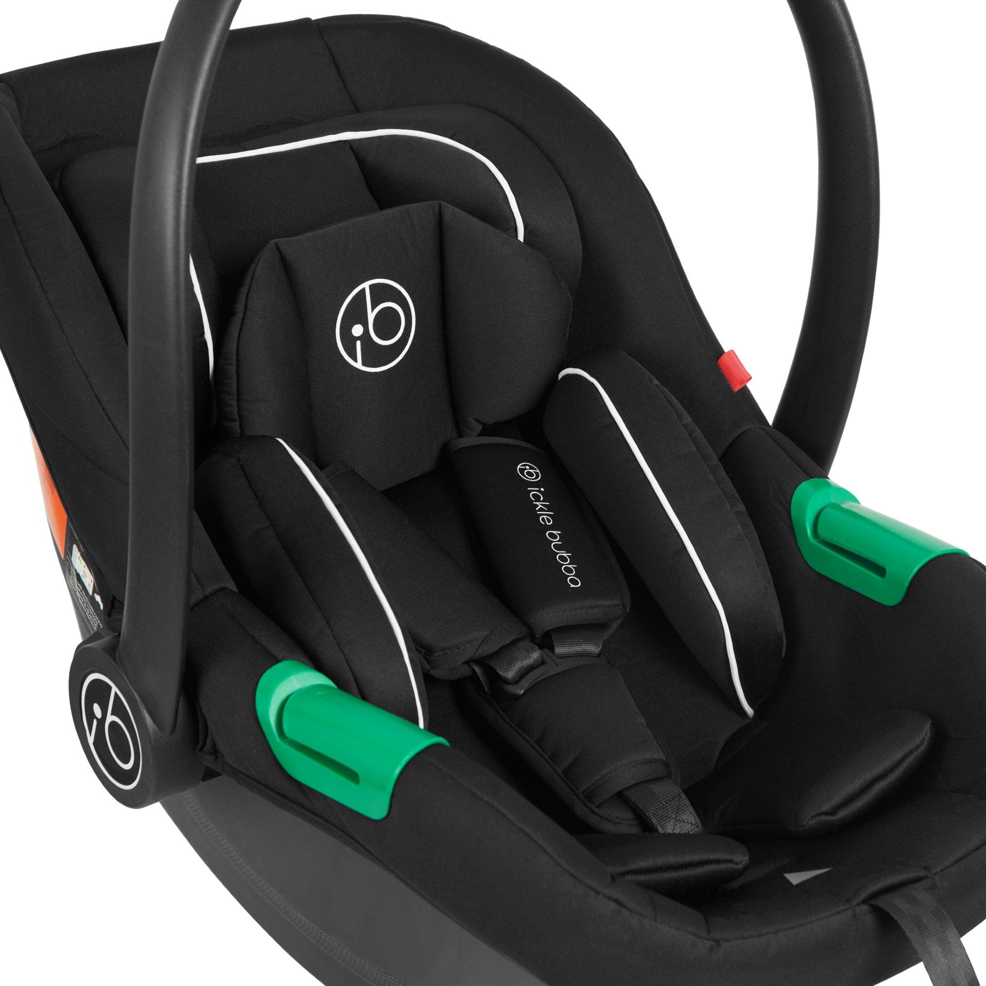 Black - Ickle Bubba - Cirrus i-Size Car Seat & Isofix Base - 5