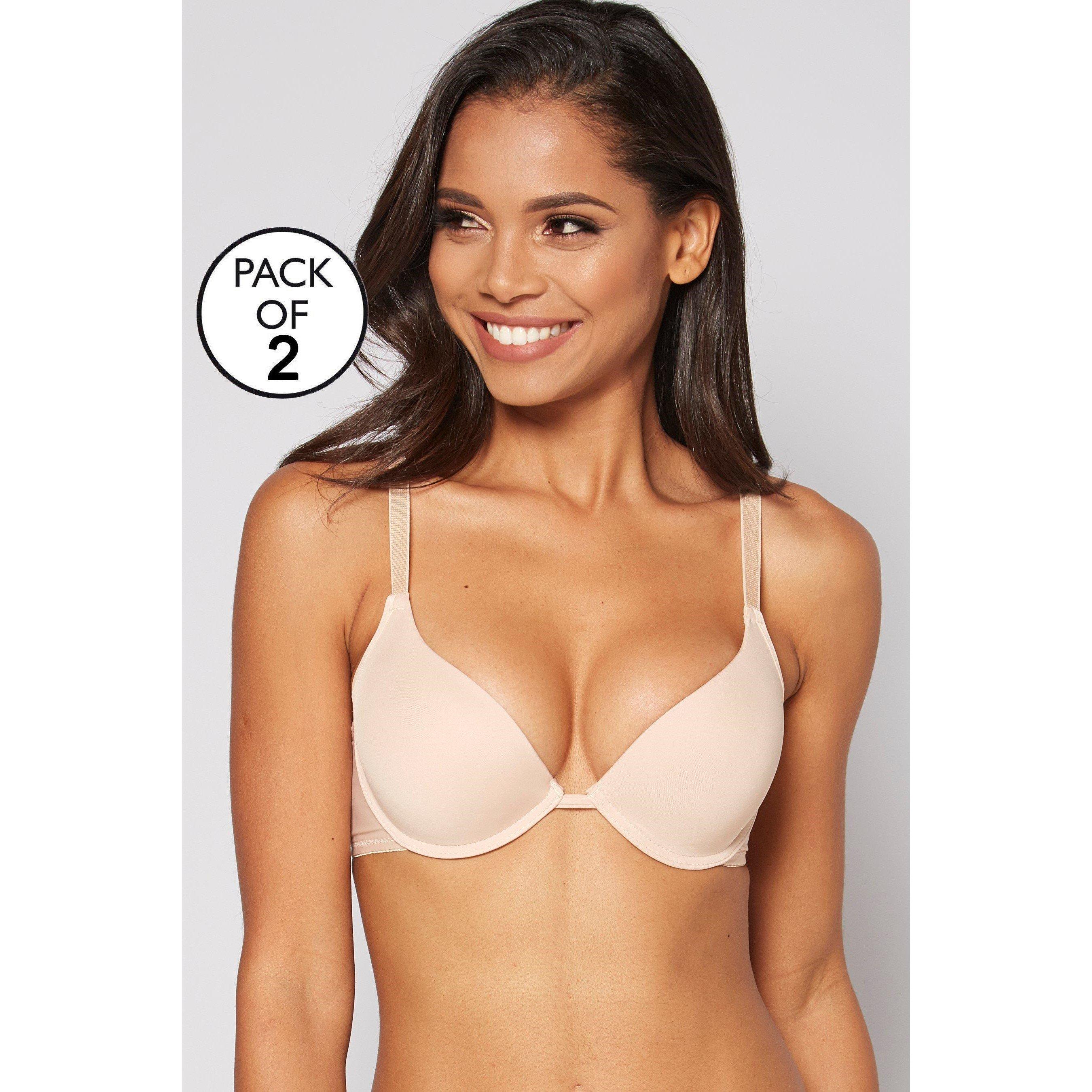Nude/Black - Valbonne - 2 pack Underwired T-shirt bra Nude/Black - 2