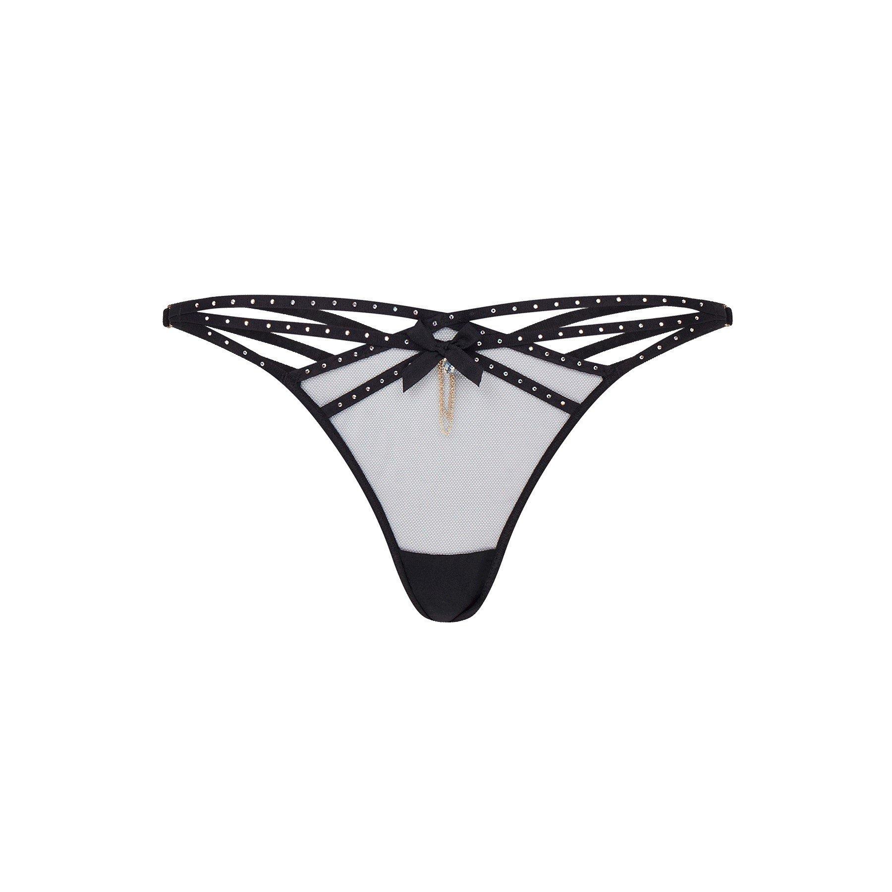 Black/Black - Agent Provocateur - RUBI Thong - 5