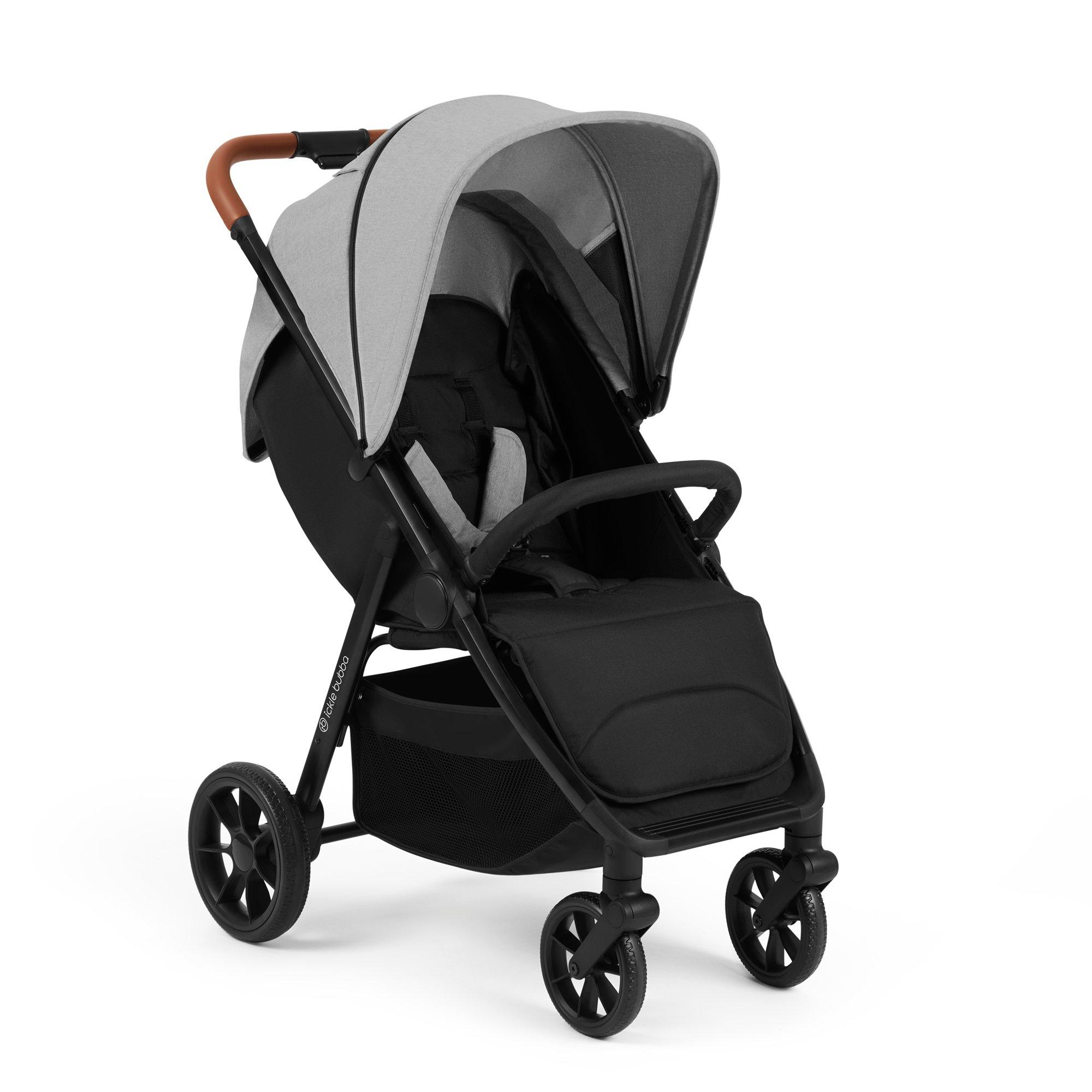 Ickle Bubba  Newborn Stomp Stride Stroller - Pearl Grey - one