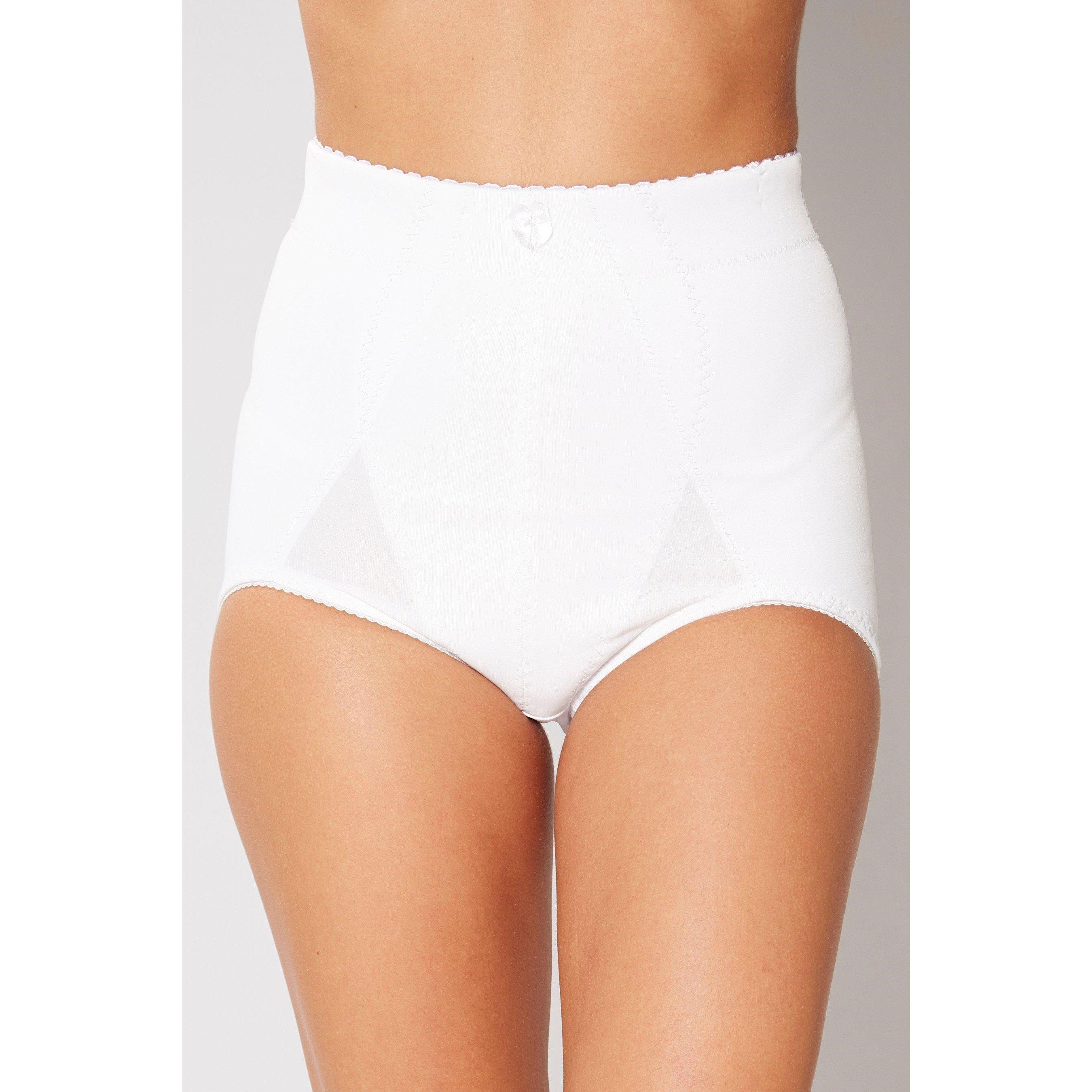 Valbonne Women's Extra Firm High Waist Girdle - White - M