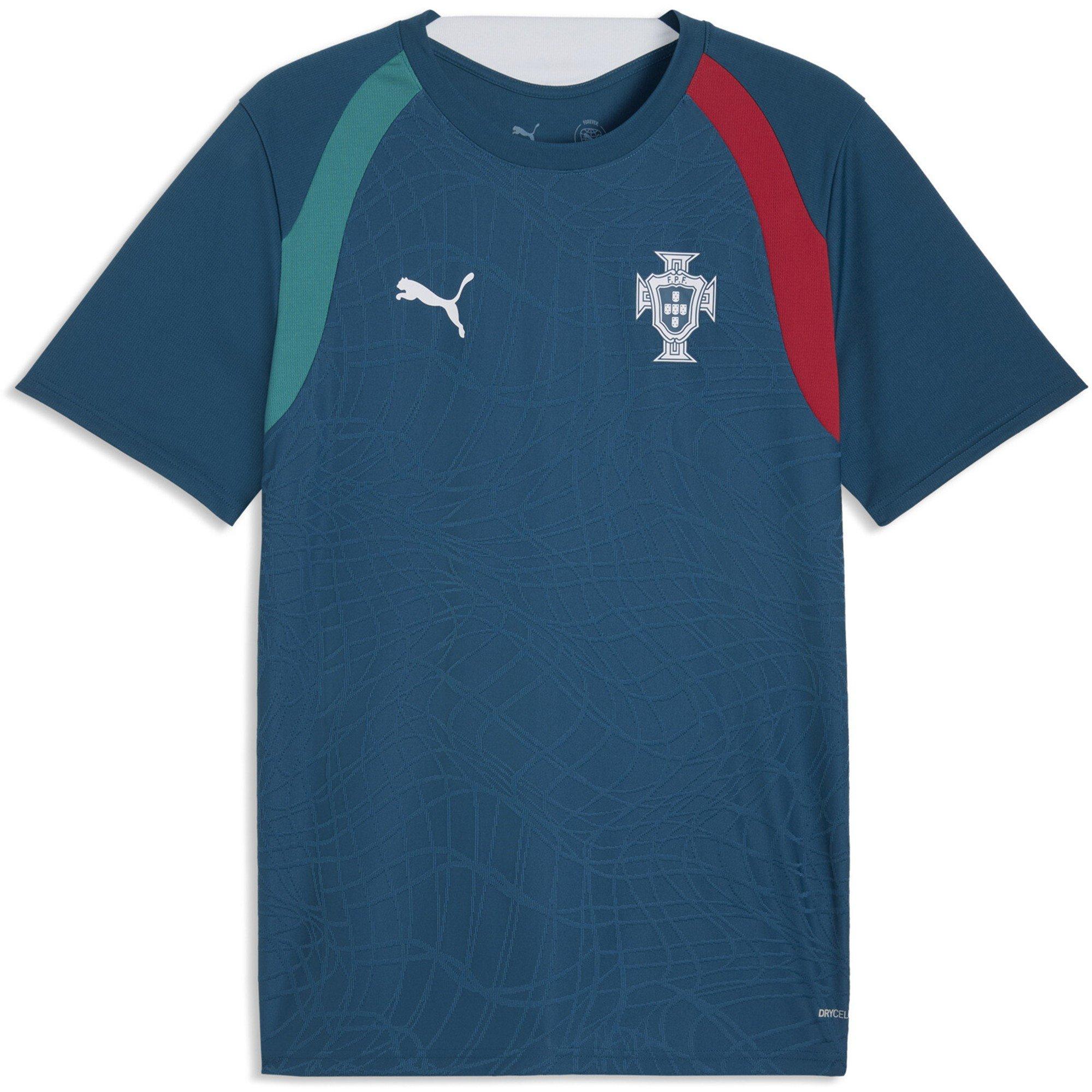 Green/Silver - Puma - Mens Portugal Training Shirt World Cup 2026 - 1
