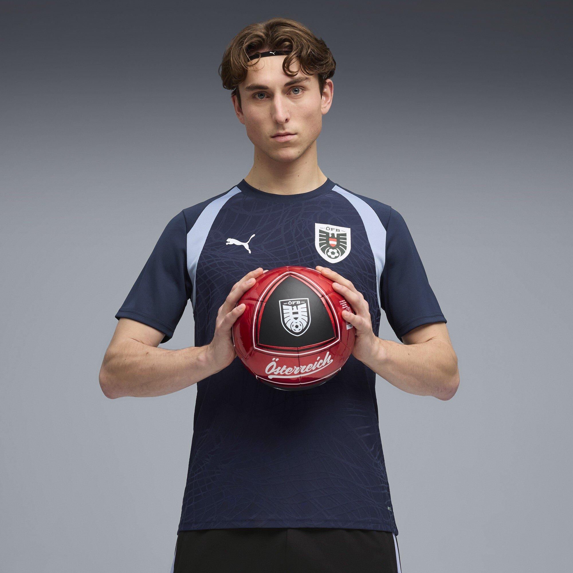 Navy/Blue - Puma - Men's Austria Short Sleeve T-Shirt - 3