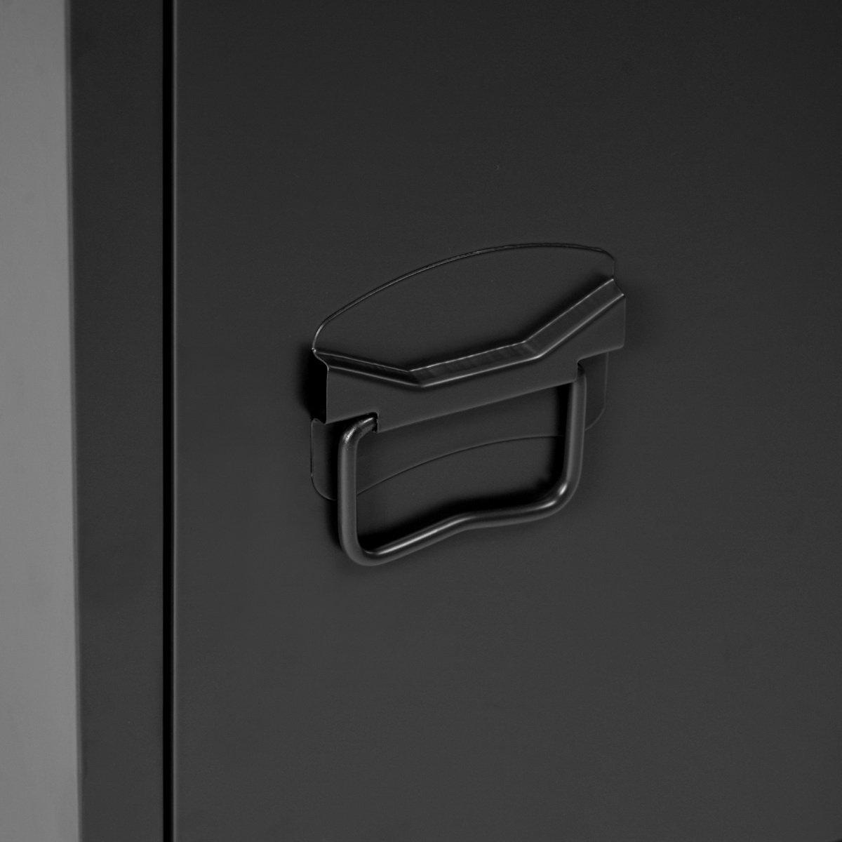 Black - Urban Meuble - Industrial Metal Storage Cabinet - 9