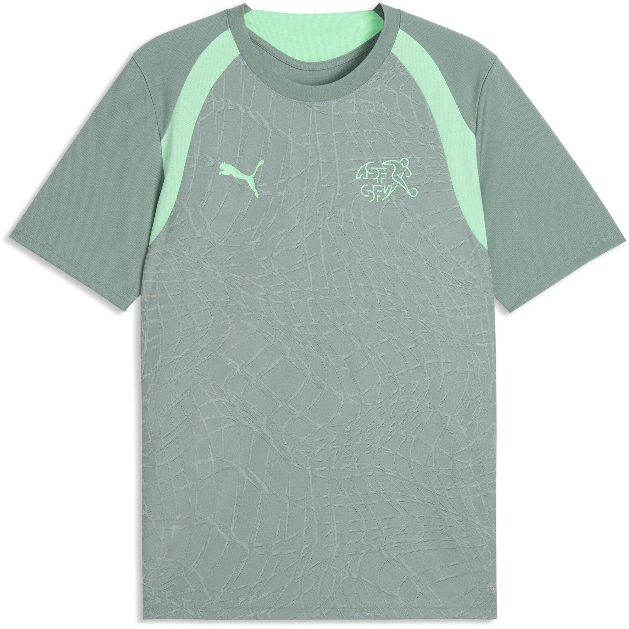 Grün/Weiß - Puma - Men's Switzerland Short Sleeve T-Shirt - 1