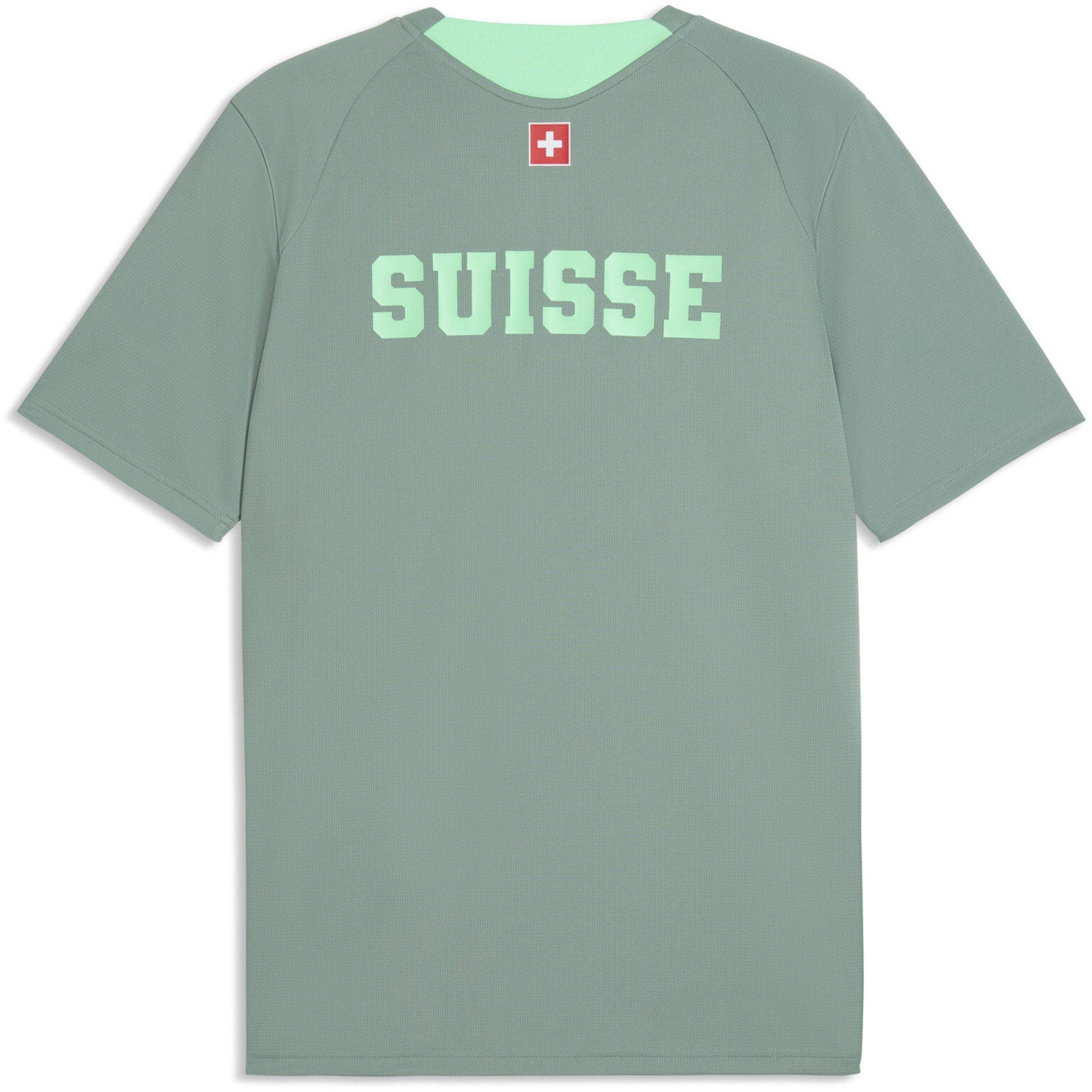 Grün/Weiß - Puma - Men's Switzerland Short Sleeve T-Shirt - 2