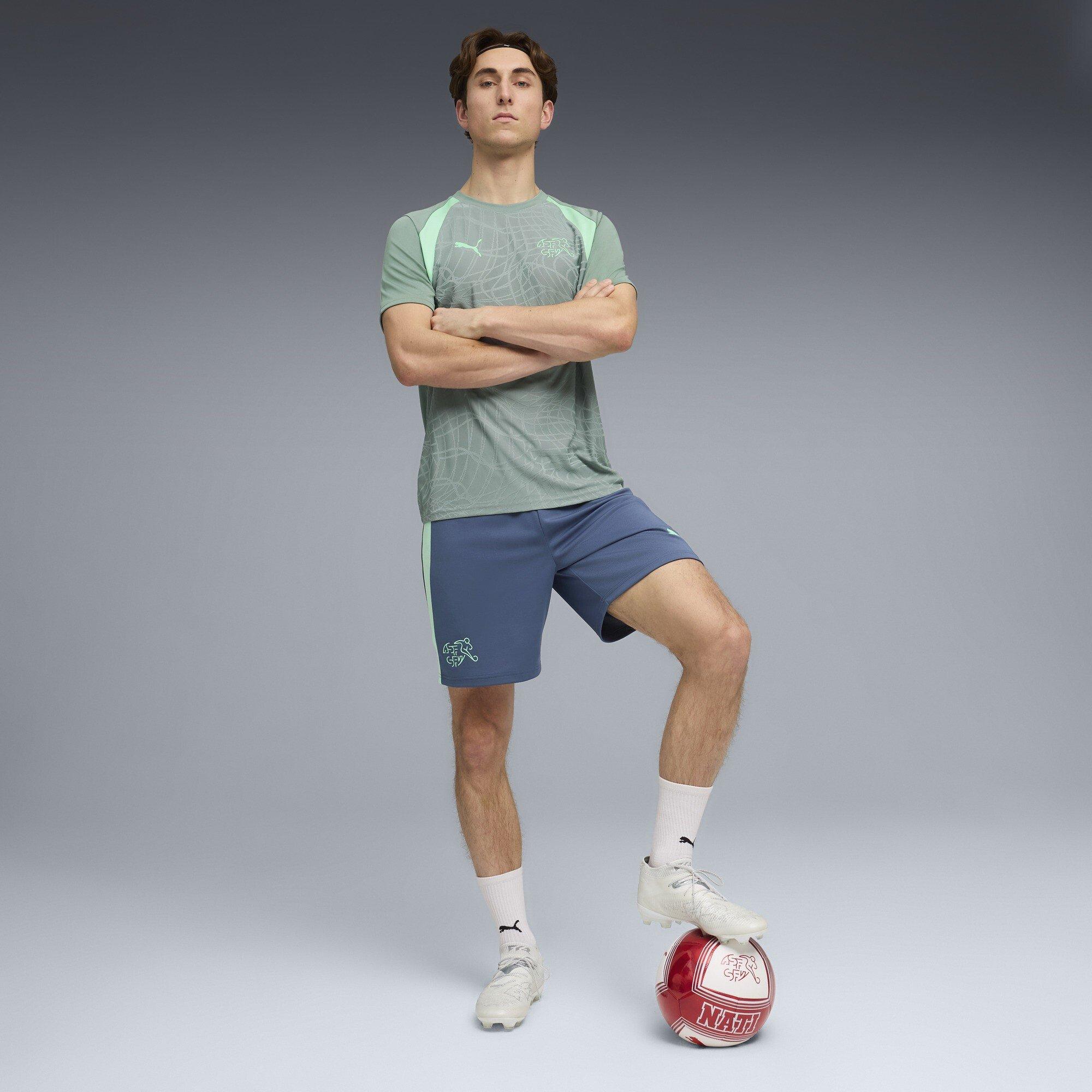 Grün/Weiß - Puma - Men's Switzerland Short Sleeve T-Shirt - 5