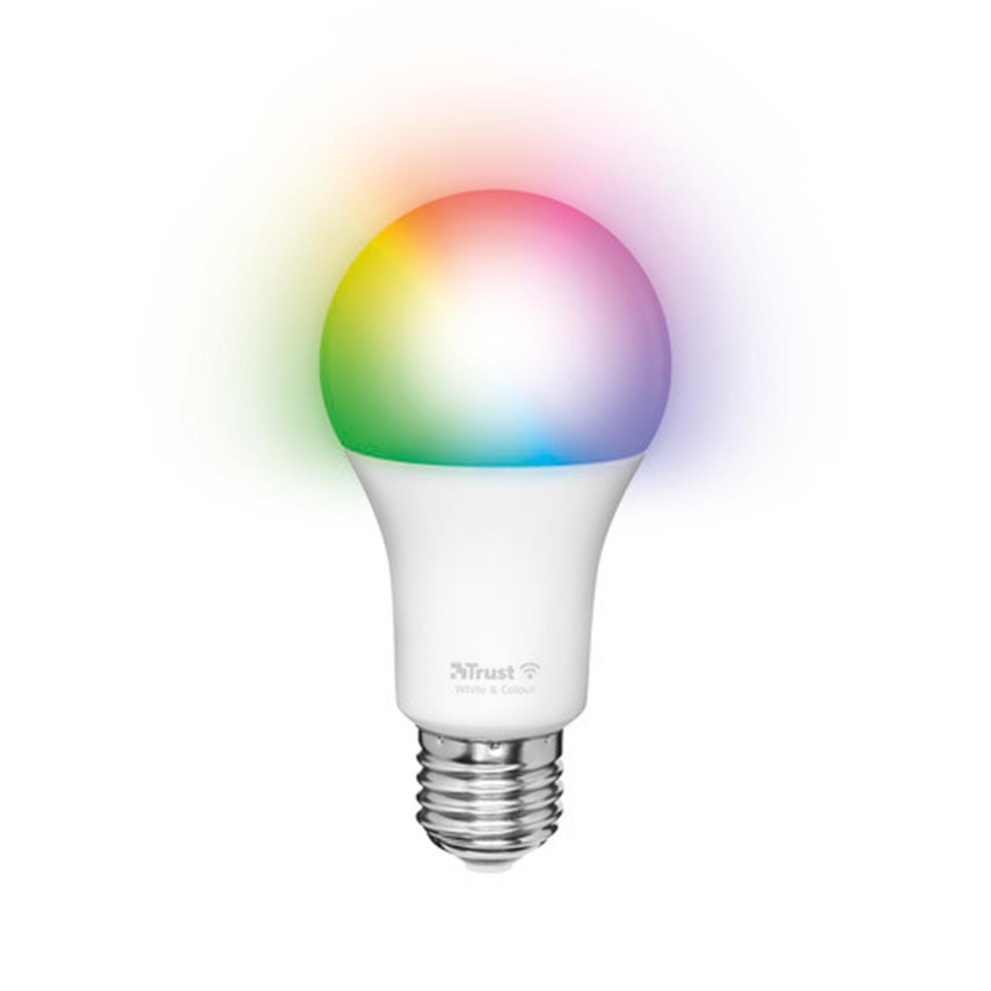Electronics - Trust - E27 Smart WIFI Bulb, White & Colour - 2