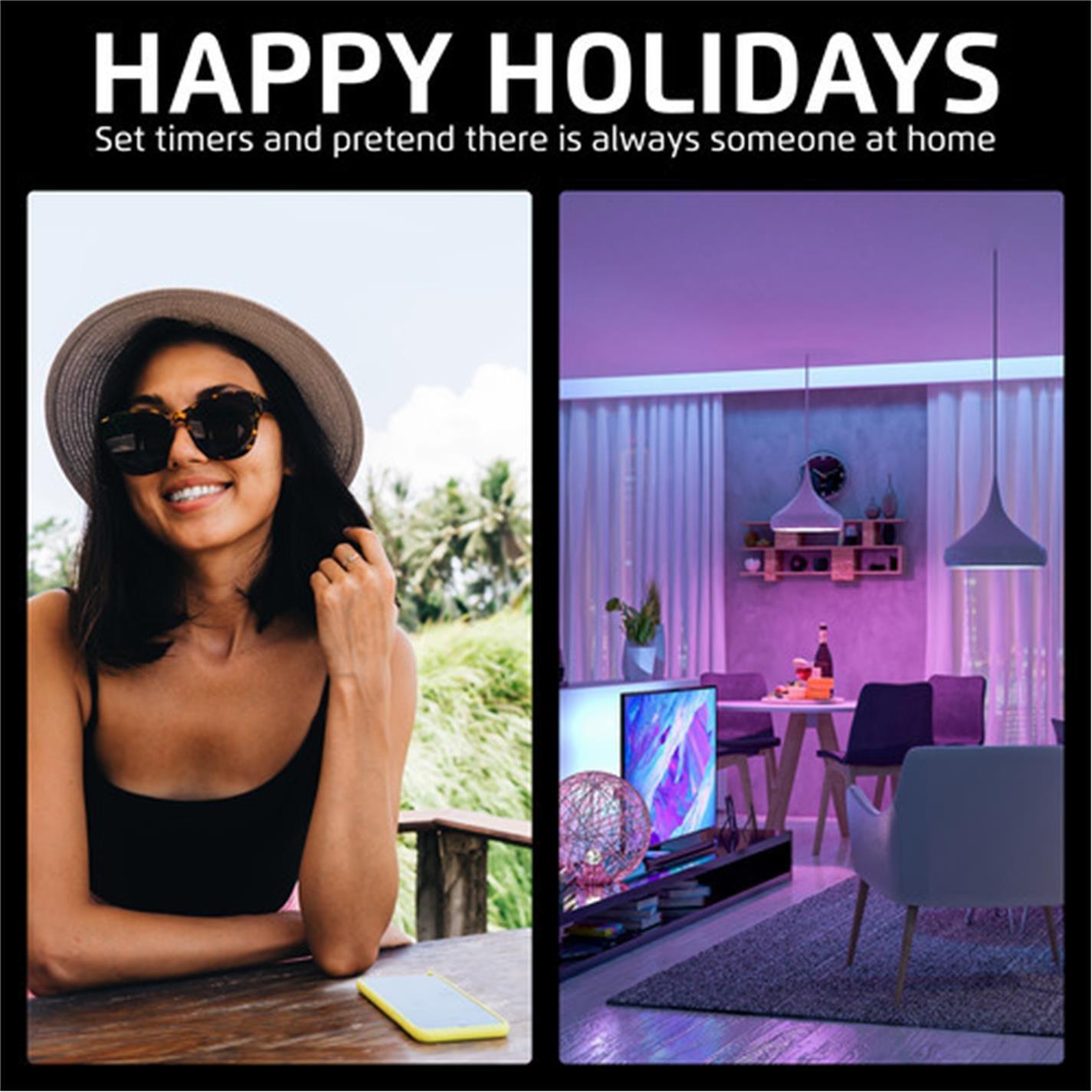 Electronics - Trust - E27 Smart WIFI Bulb, White & Colour - 10