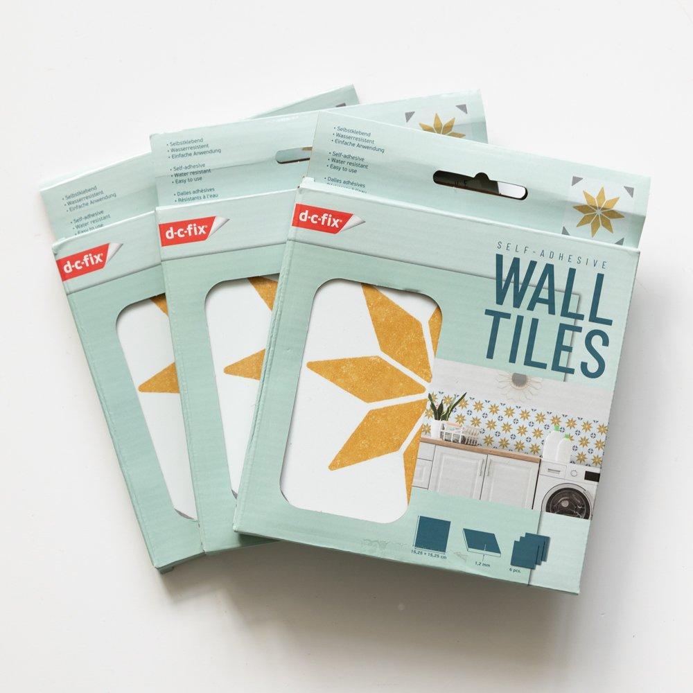 Gold - D C Fix - Self Adhesive Vinyl Wall Tiles Alia Gold - 2