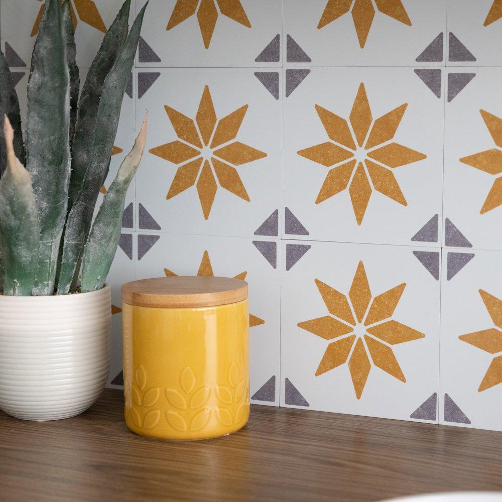 Gold - D C Fix - Self Adhesive Vinyl Wall Tiles Alia Gold - 3