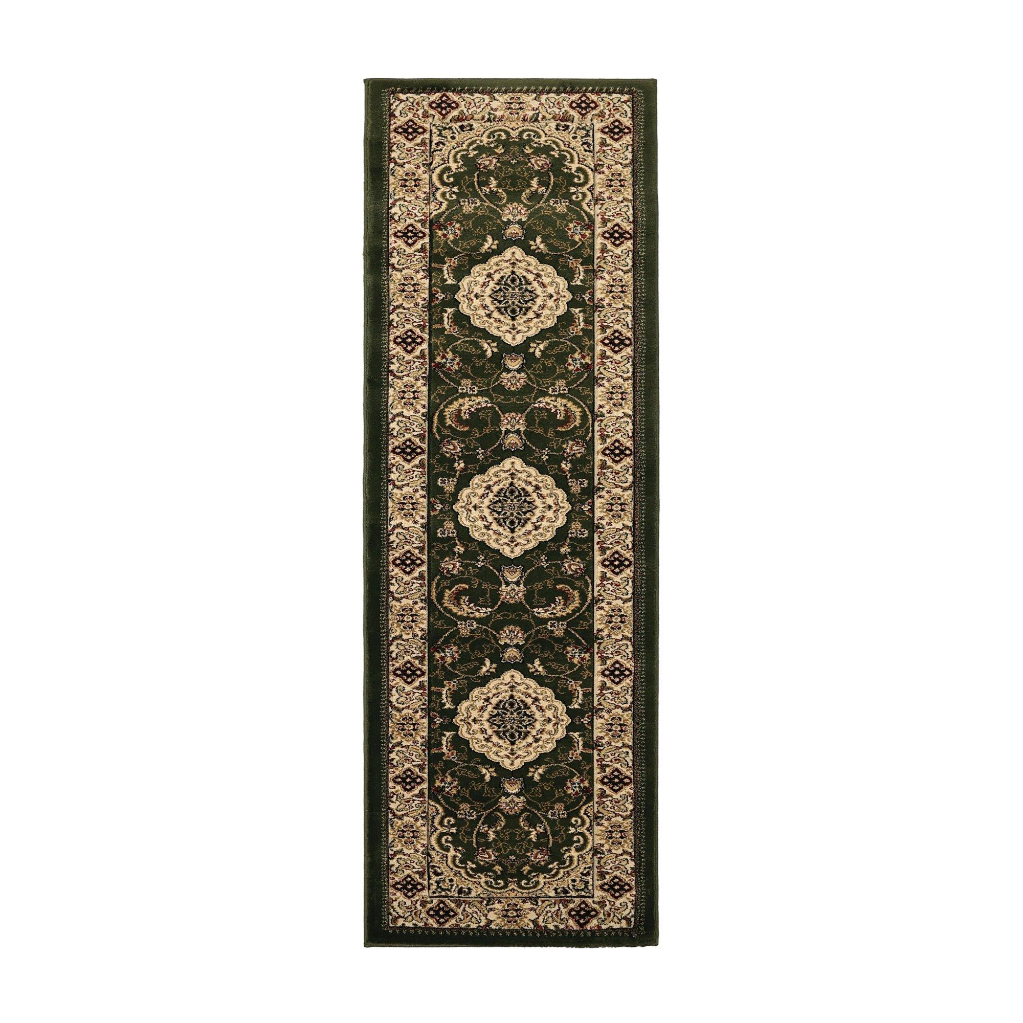 Green - Homemaker - Victoria Traditional Runner Green - 2
