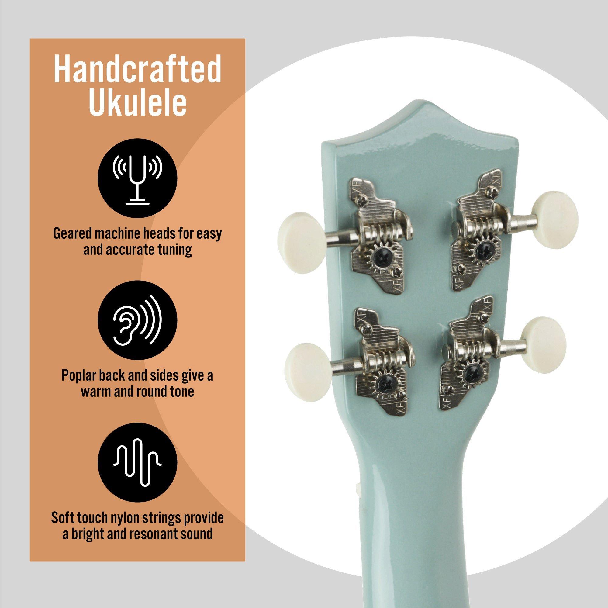Pastel Blue - 3rd Avenue - 3rd Avenue Soprano Ukulele - Rainbow - 4