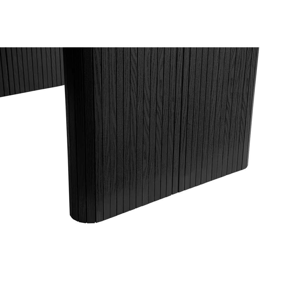 Black - Birlea - Axel Oval Fluted Dining Table - 11