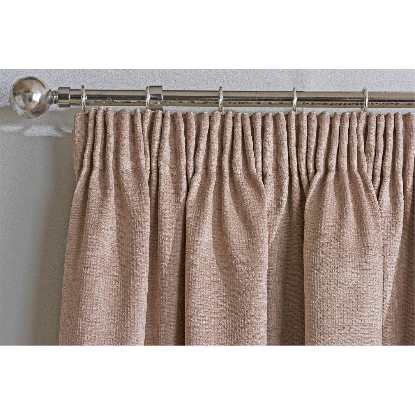 Latte - Enhanced Living - Matrix Thermal Room Darkening Tape Top Curtain - 2