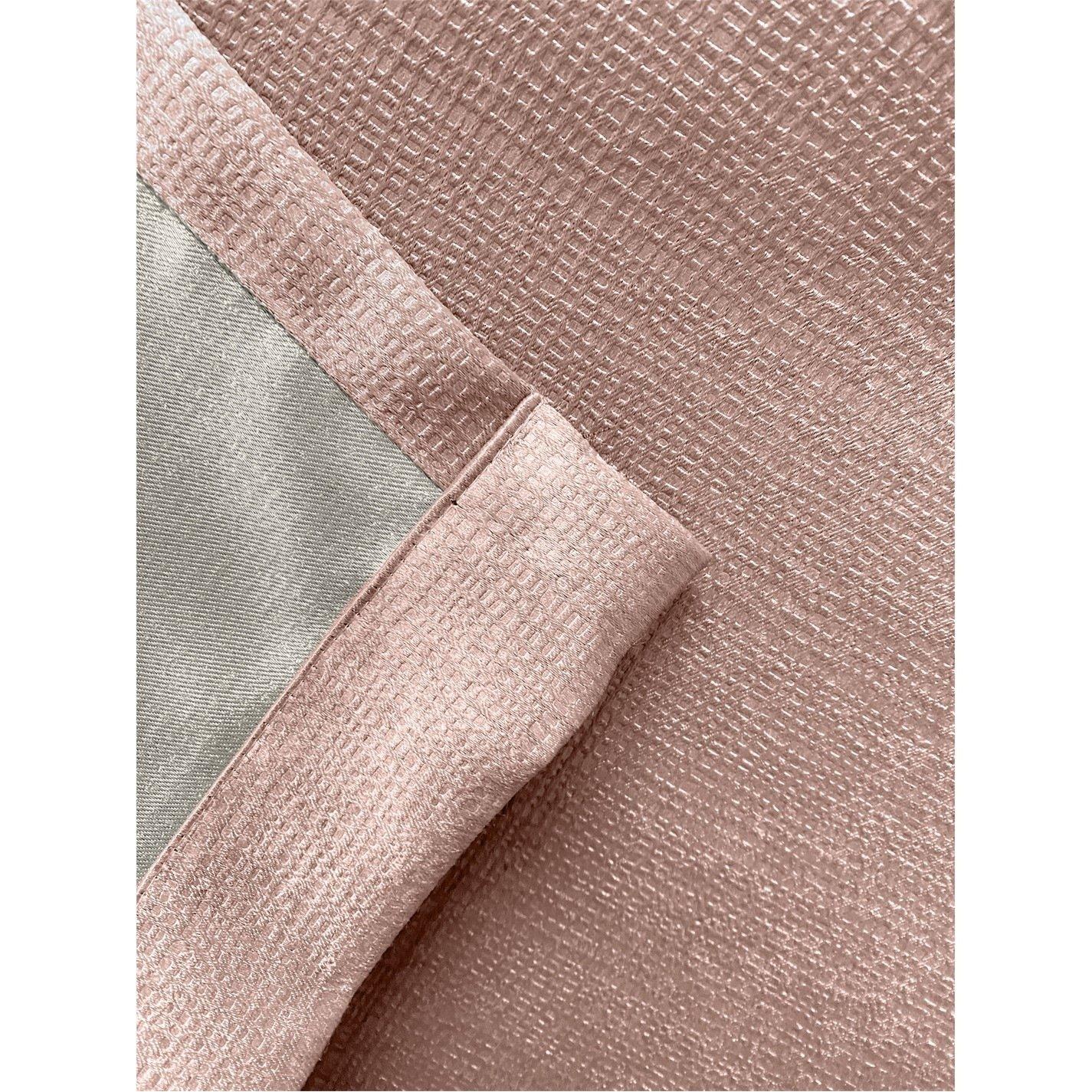 Latte - Enhanced Living - Matrix Thermal Room Darkening Tape Top Curtain - 4