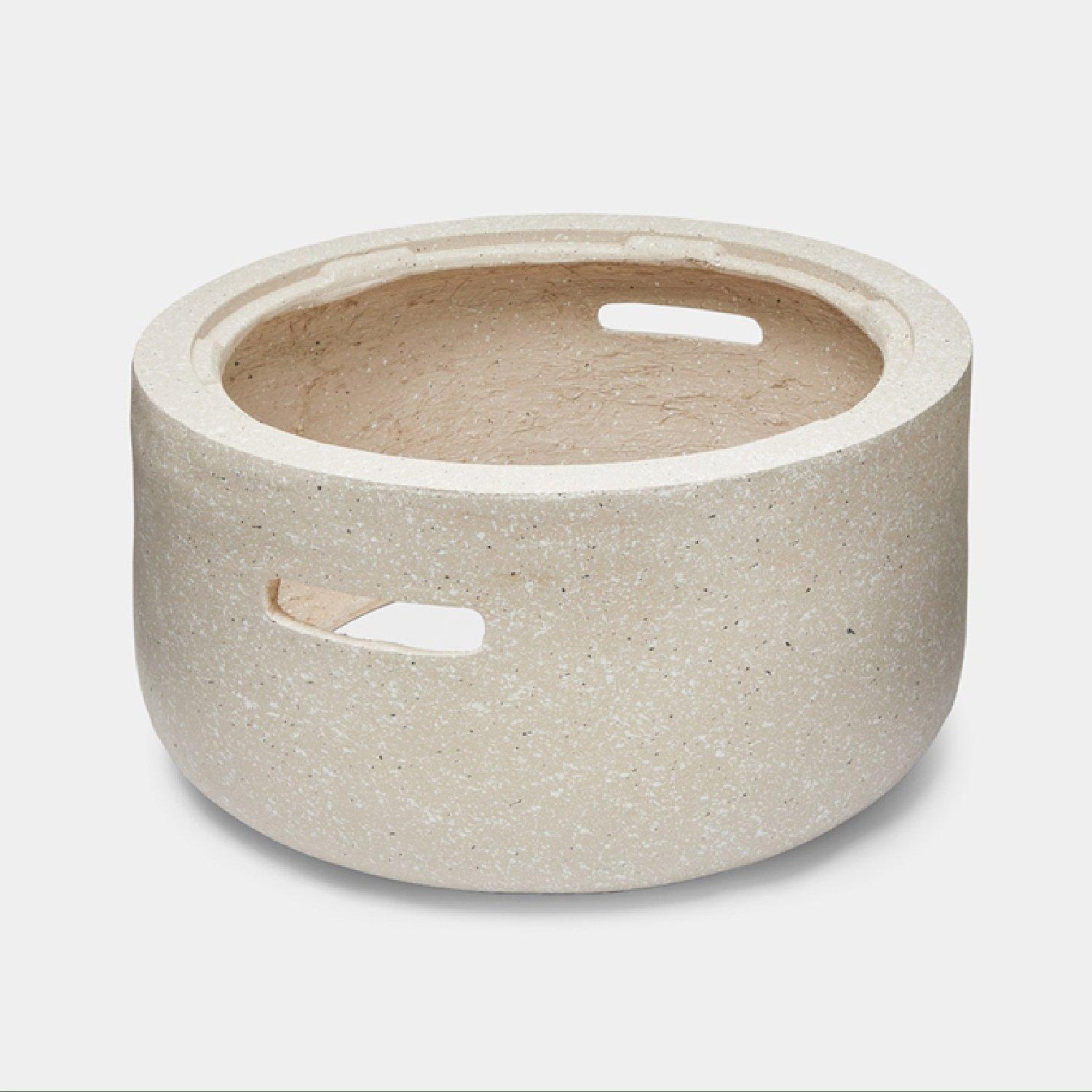 Beige - VonHaus - Round MgO Fire Pit - 6