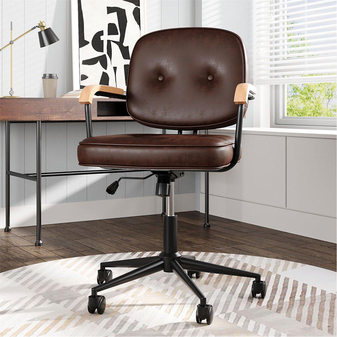 Grey - Kabinet UK - Modern Ergonomic Home Office Chair Grey - 2