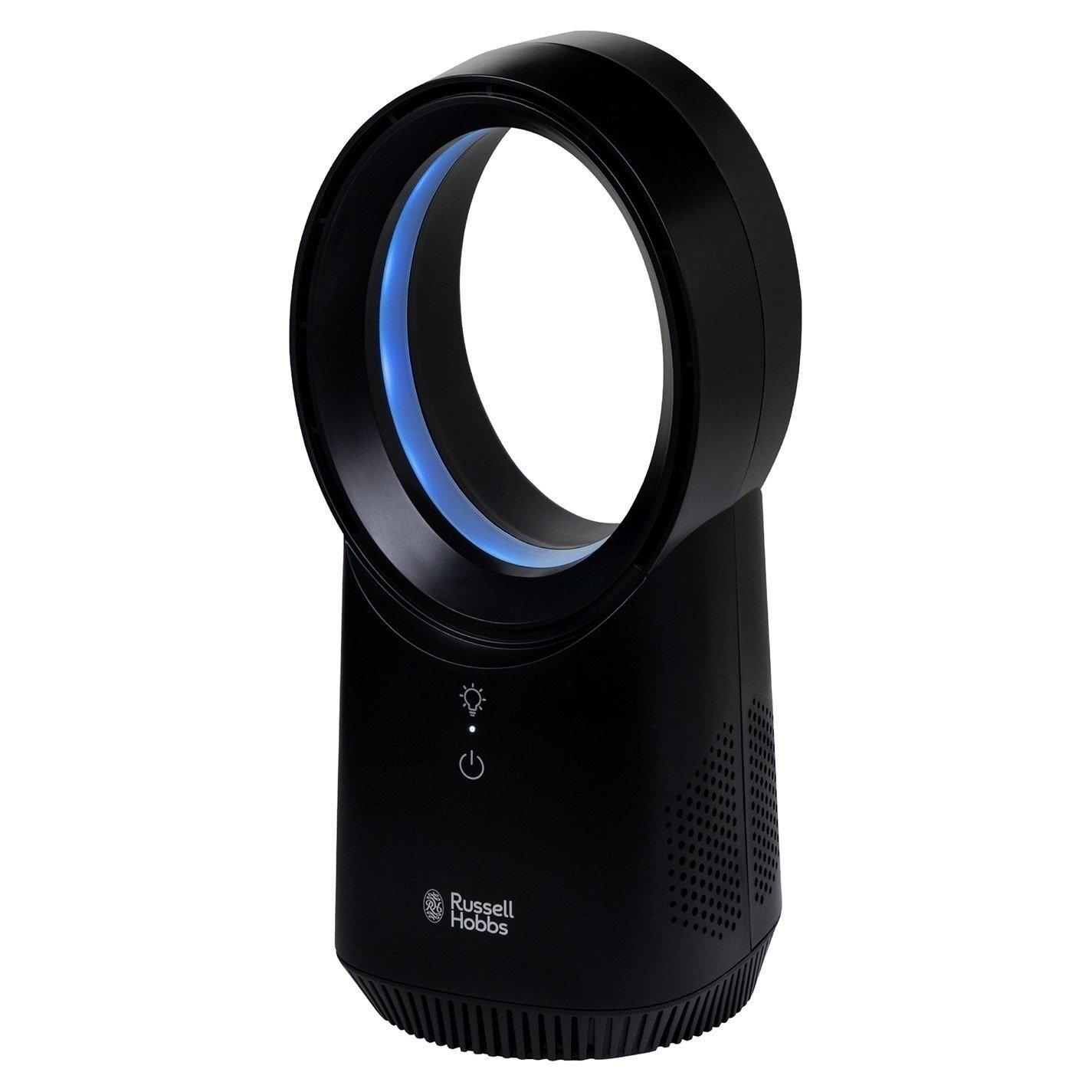 Black - Russell Hobbs - RHBLDLUSB25B Wireless Desk Fan in Black - 13