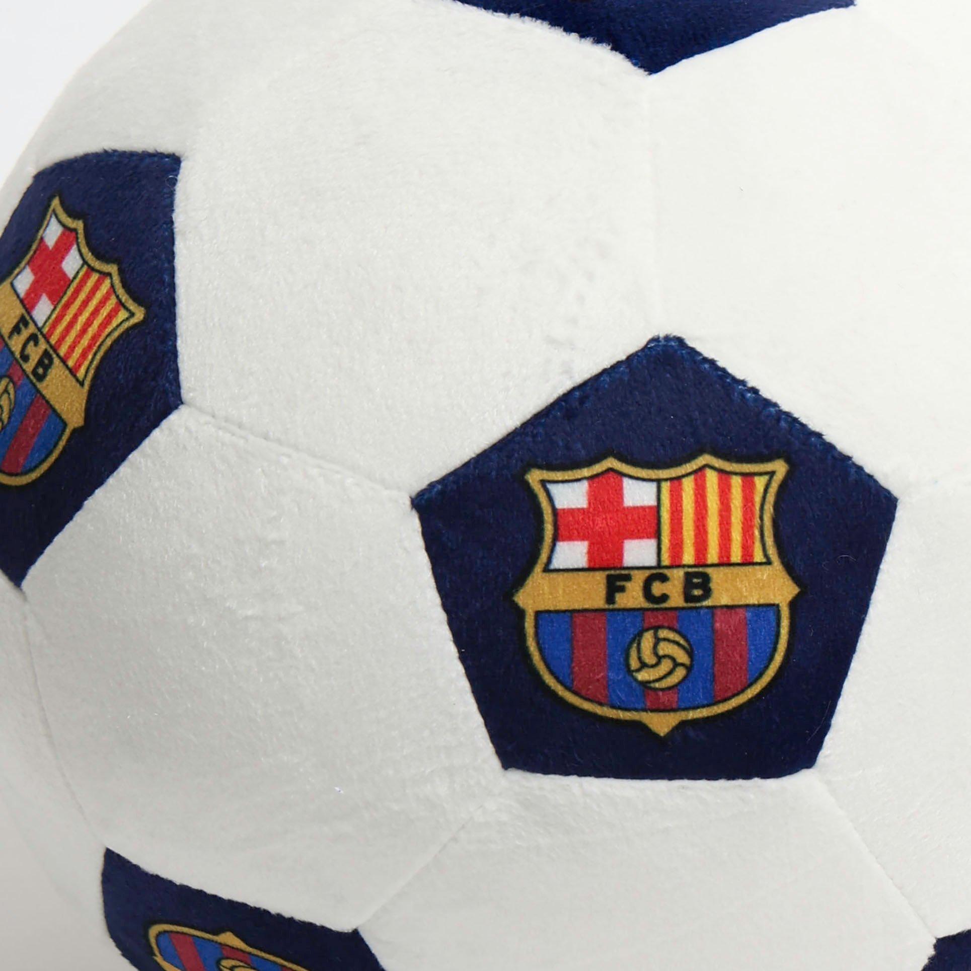 White - FC Barcelona - Barcelona Offside 3D Football Shaped Cushion - 3