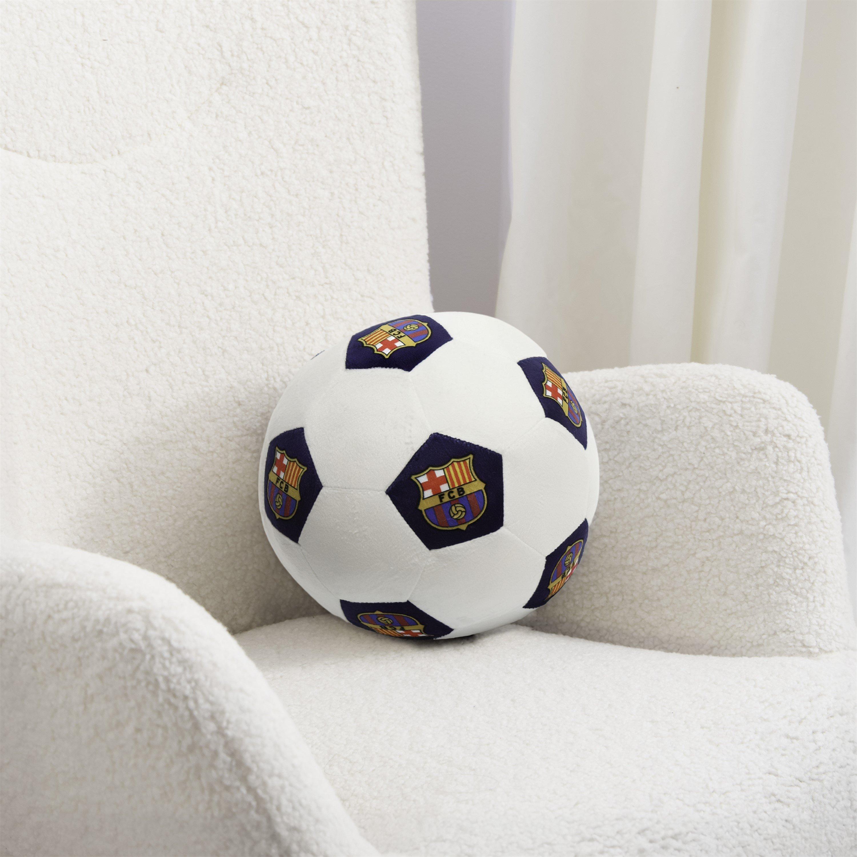 White - FC Barcelona - Barcelona Offside 3D Football Shaped Cushion - 5