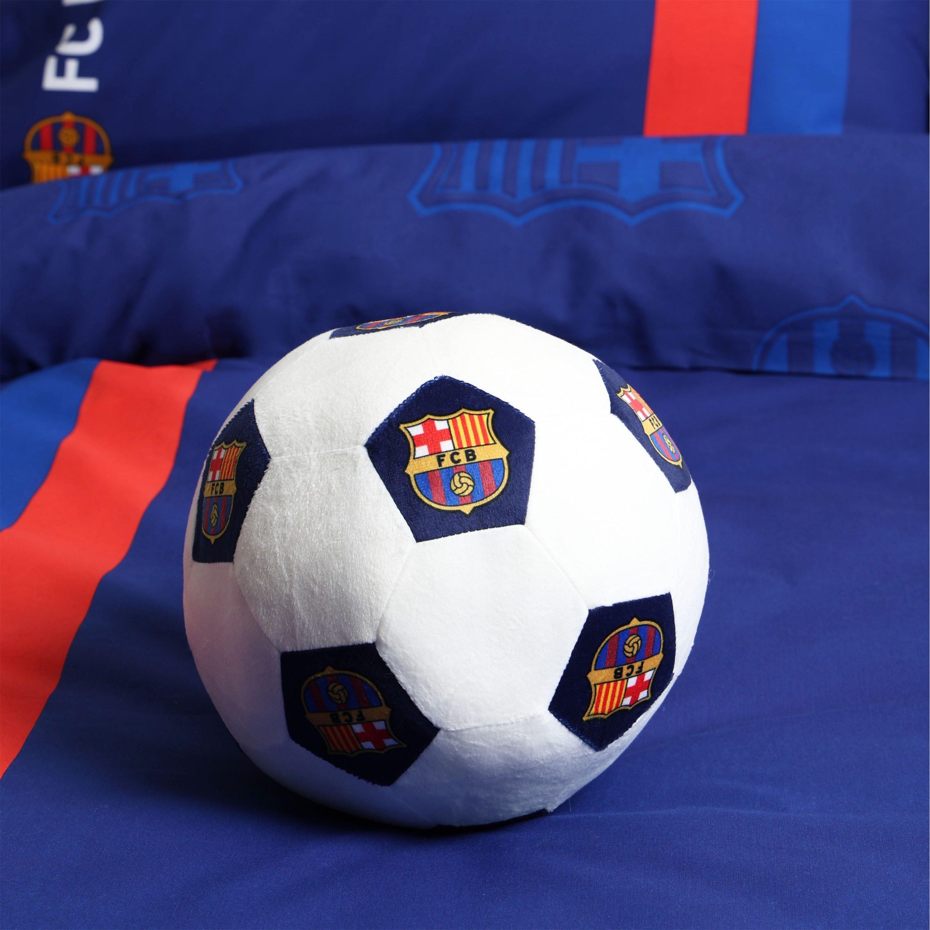 White - FC Barcelona - Barcelona Offside 3D Football Shaped Cushion - 7