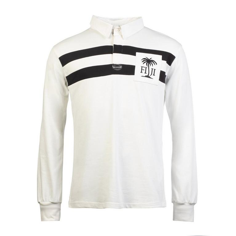 Noir/Blanc - KooGa - Fiji Vintage Rugby Shirt - 1