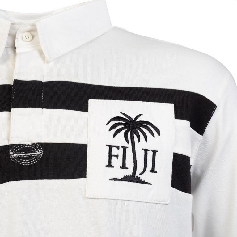 Noir/Blanc - KooGa - Fiji Vintage Rugby Shirt - 3