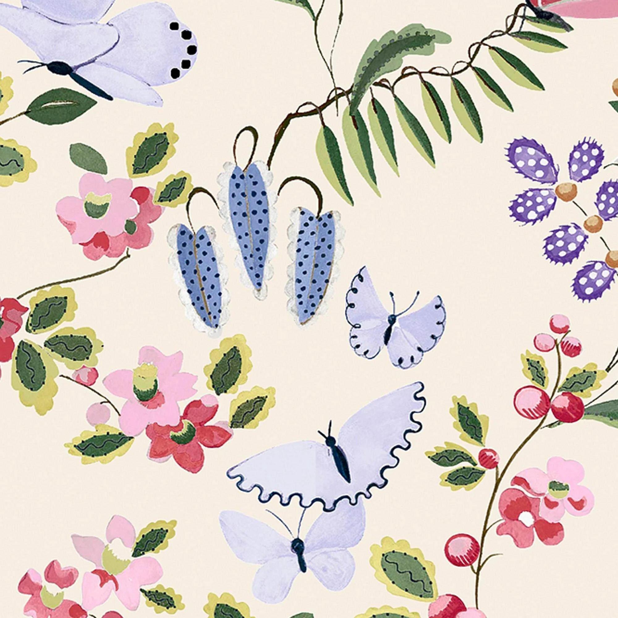 Spring - Cath Kidston - Butterfly Dance Spring Wallpaper - 4